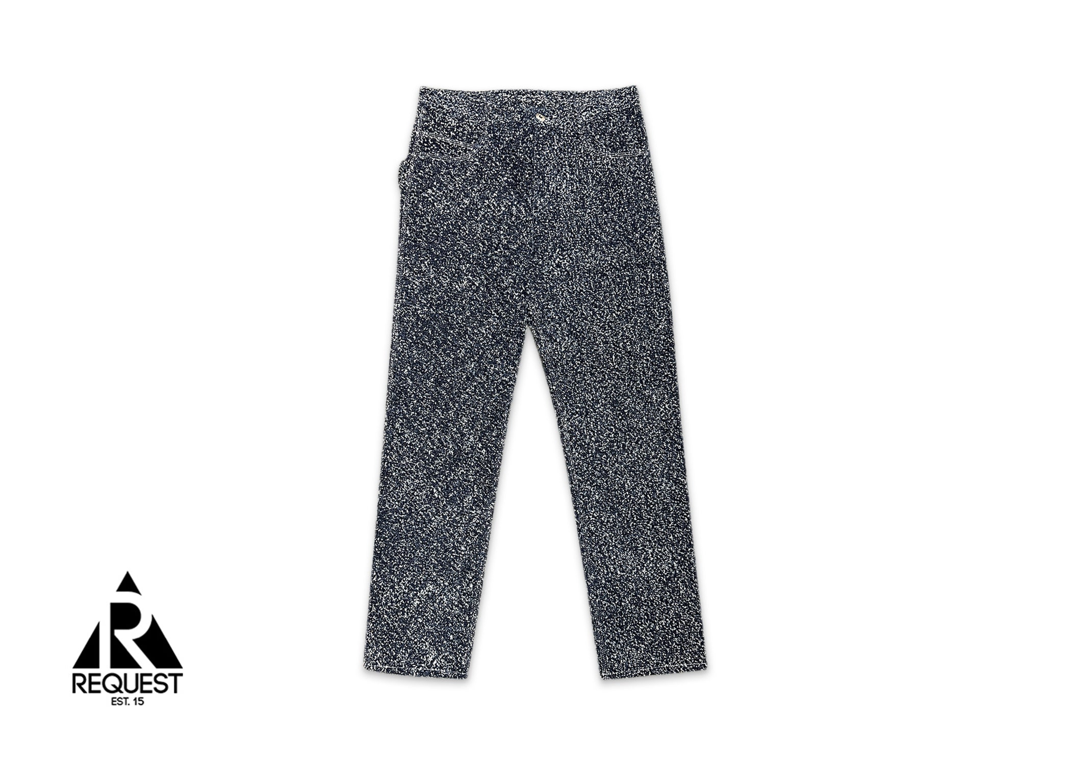Request, Bottega Veneta Boucle Carpenter Pants "Blue"