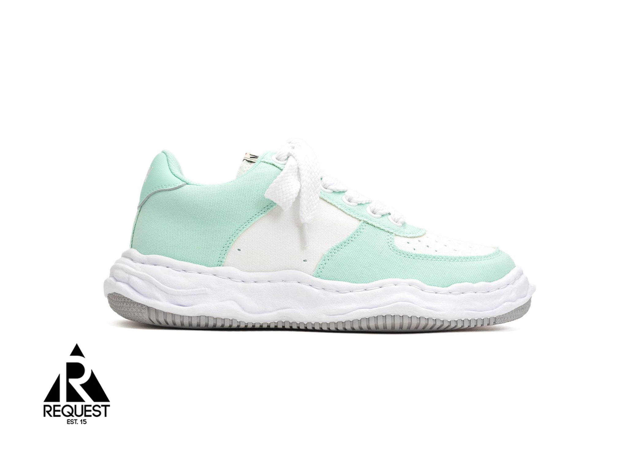 Mihara Yasuhiro Wayne OG Sole Canvas Low "Blue White"