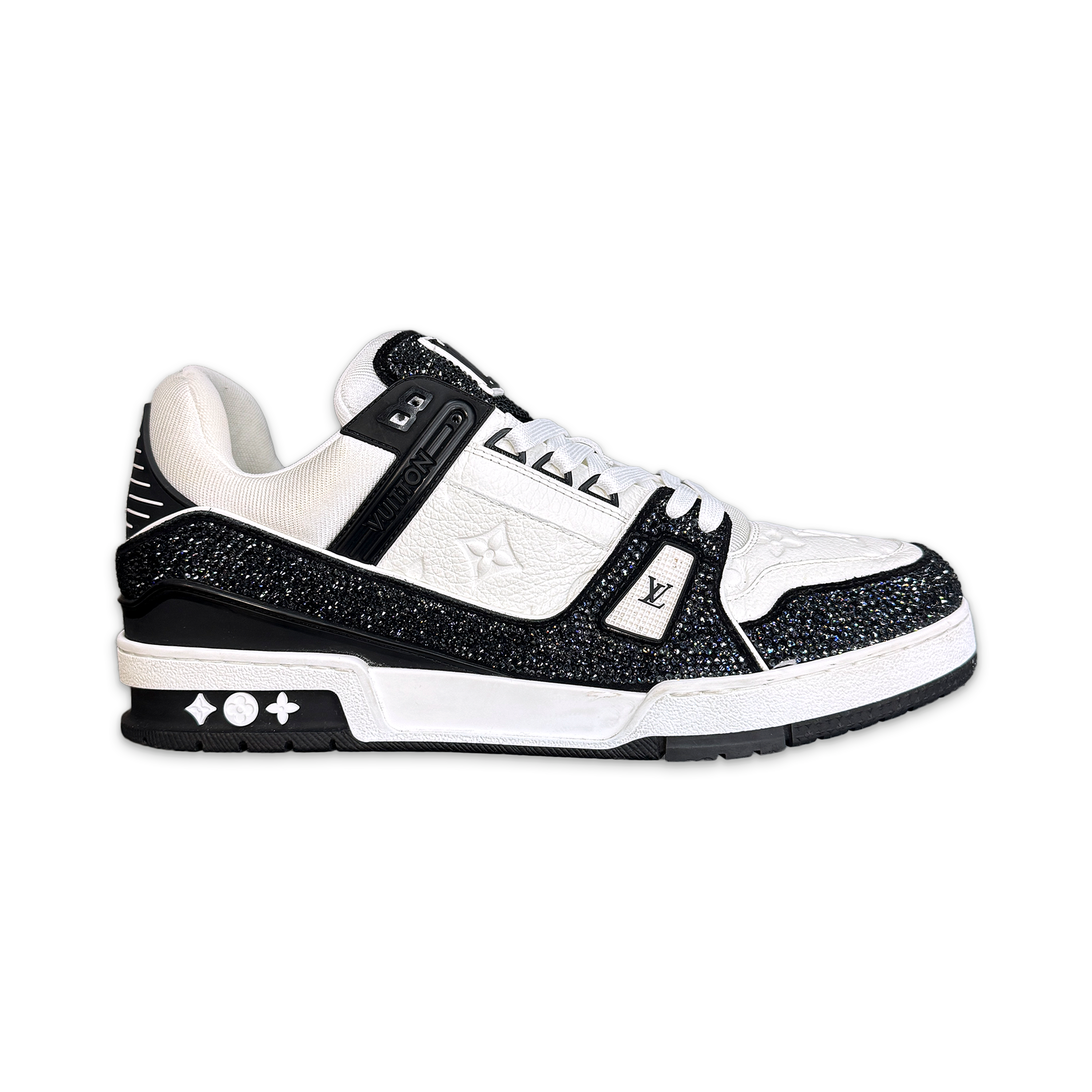 Louis Vuitton, LV Trainer "Black White Swarovski"
