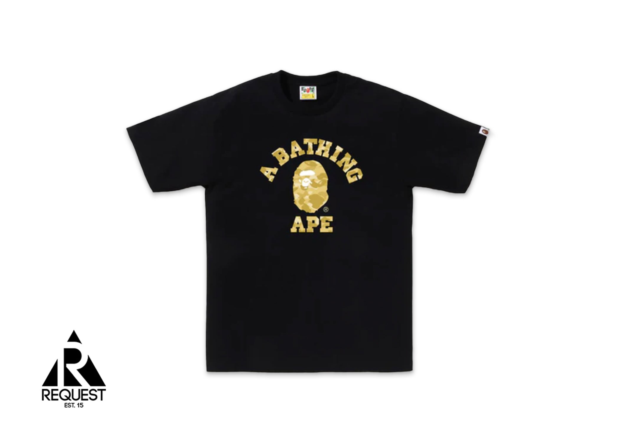 Bape shirt hot sale yellow