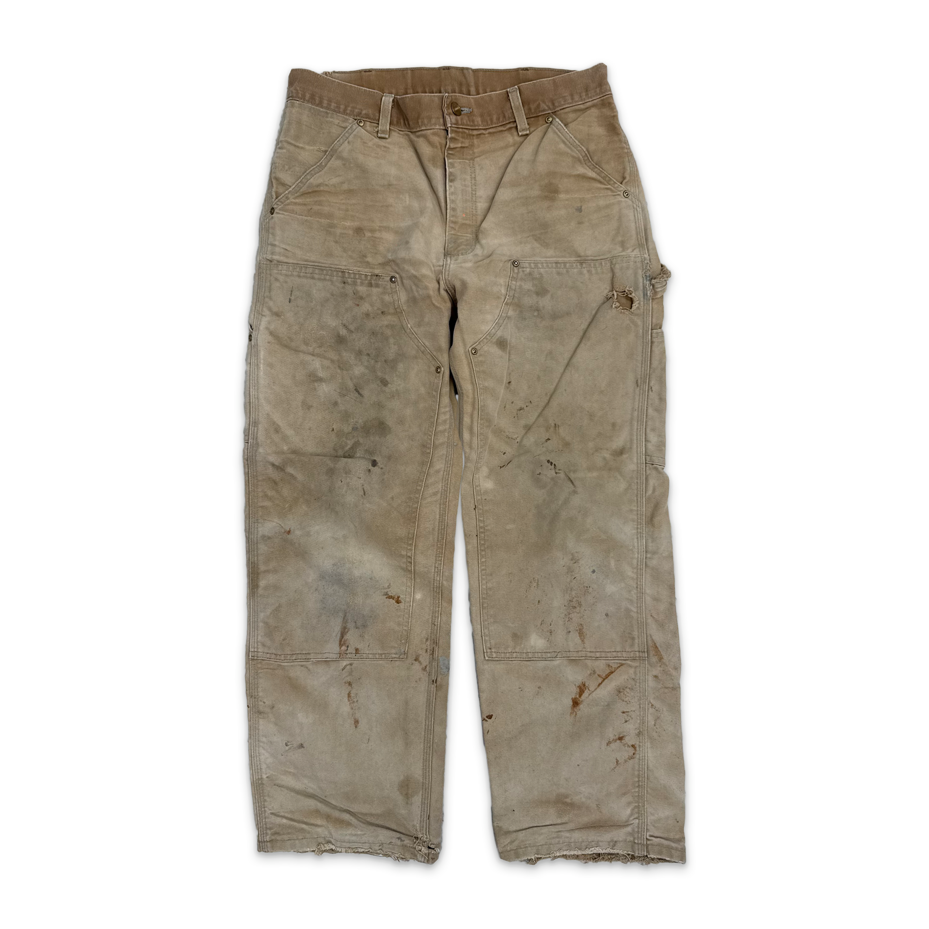 Carhartt Distressed Carpenter Tan