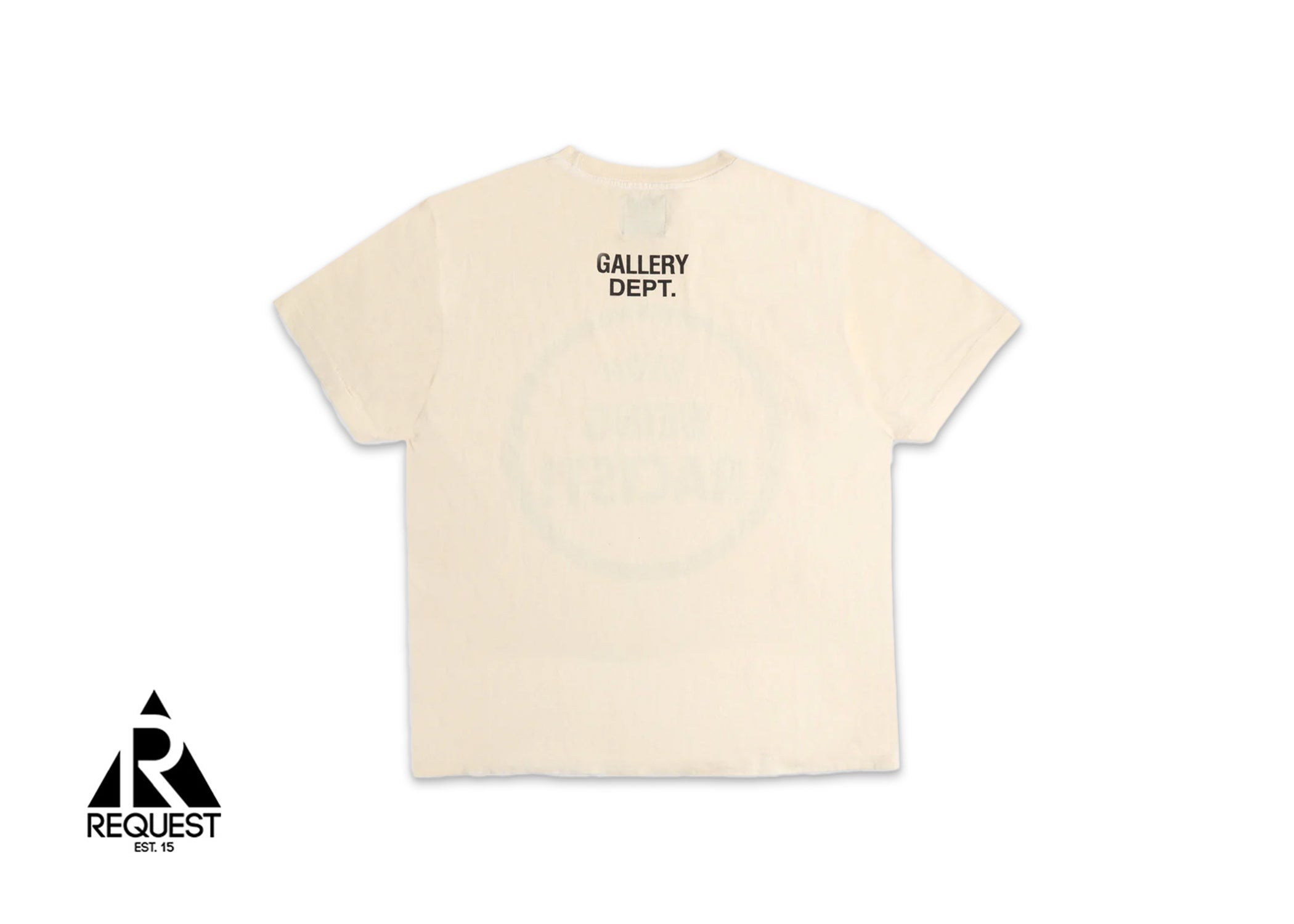 Gallery Dept. Stop Being Racist Tee "Cream"