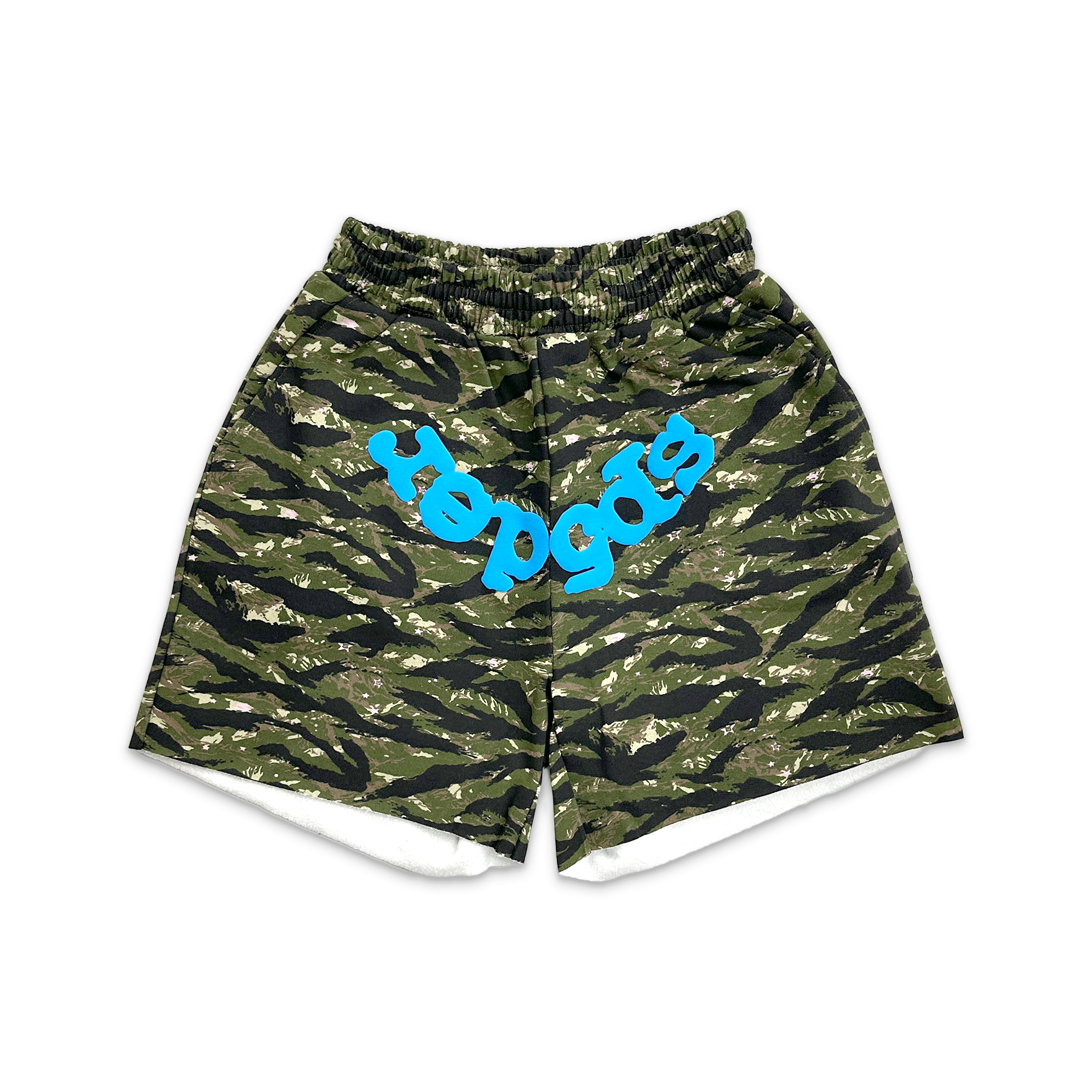 Sp5der, OG Web Sweatshorts "Tiger Camo"