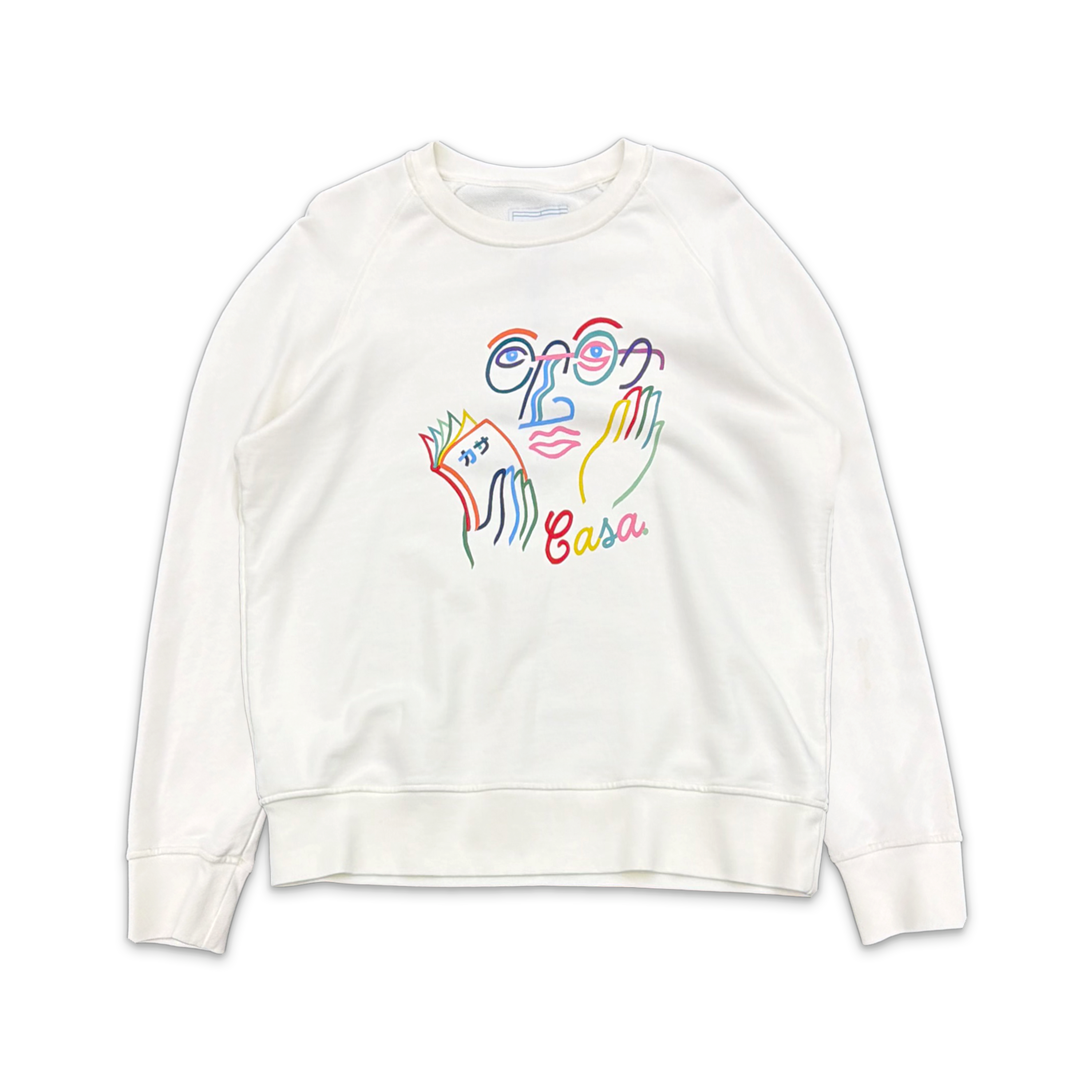 Fujita San Crewneck Sweatshirt "Off White"
