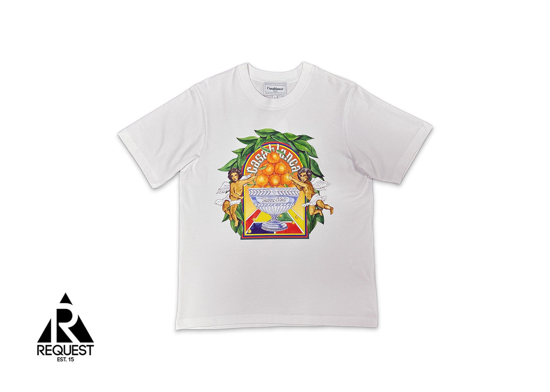 Casablanca, Triomphe D'Orange Printed Tee "White"