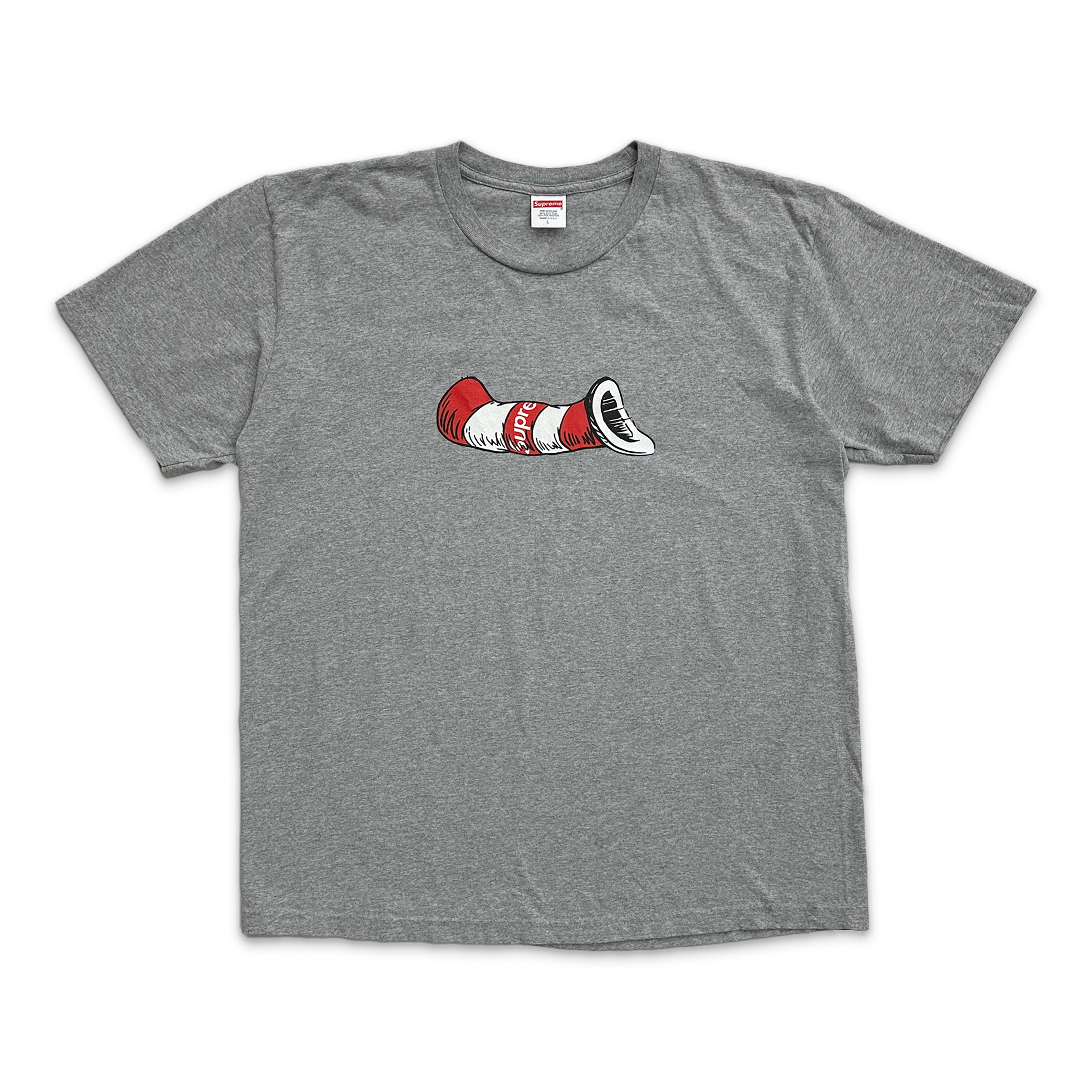 Supreme, Cat In The Hat Tee "Heather Grey"