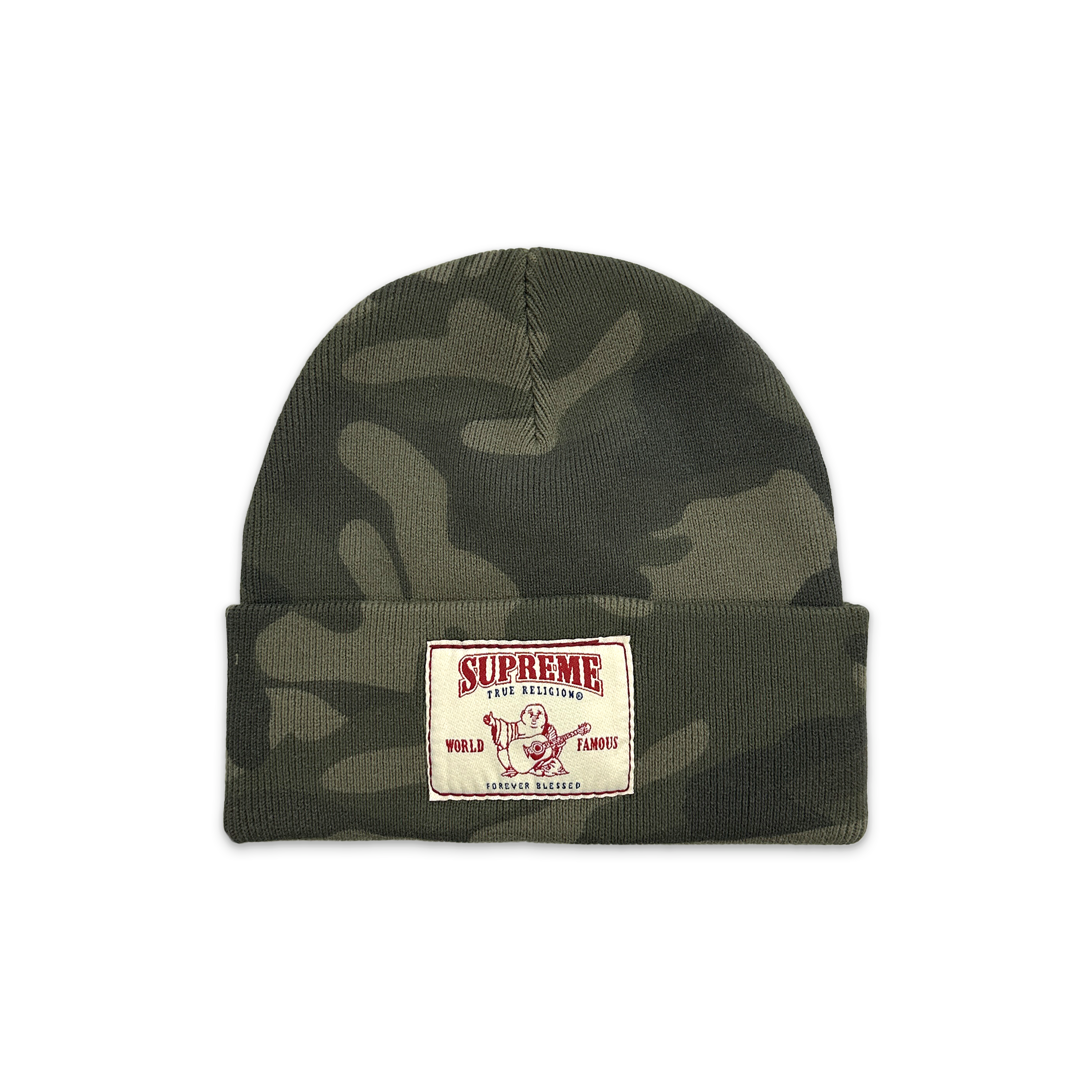 True Religion Beanie FW25 "Olive Camo"
