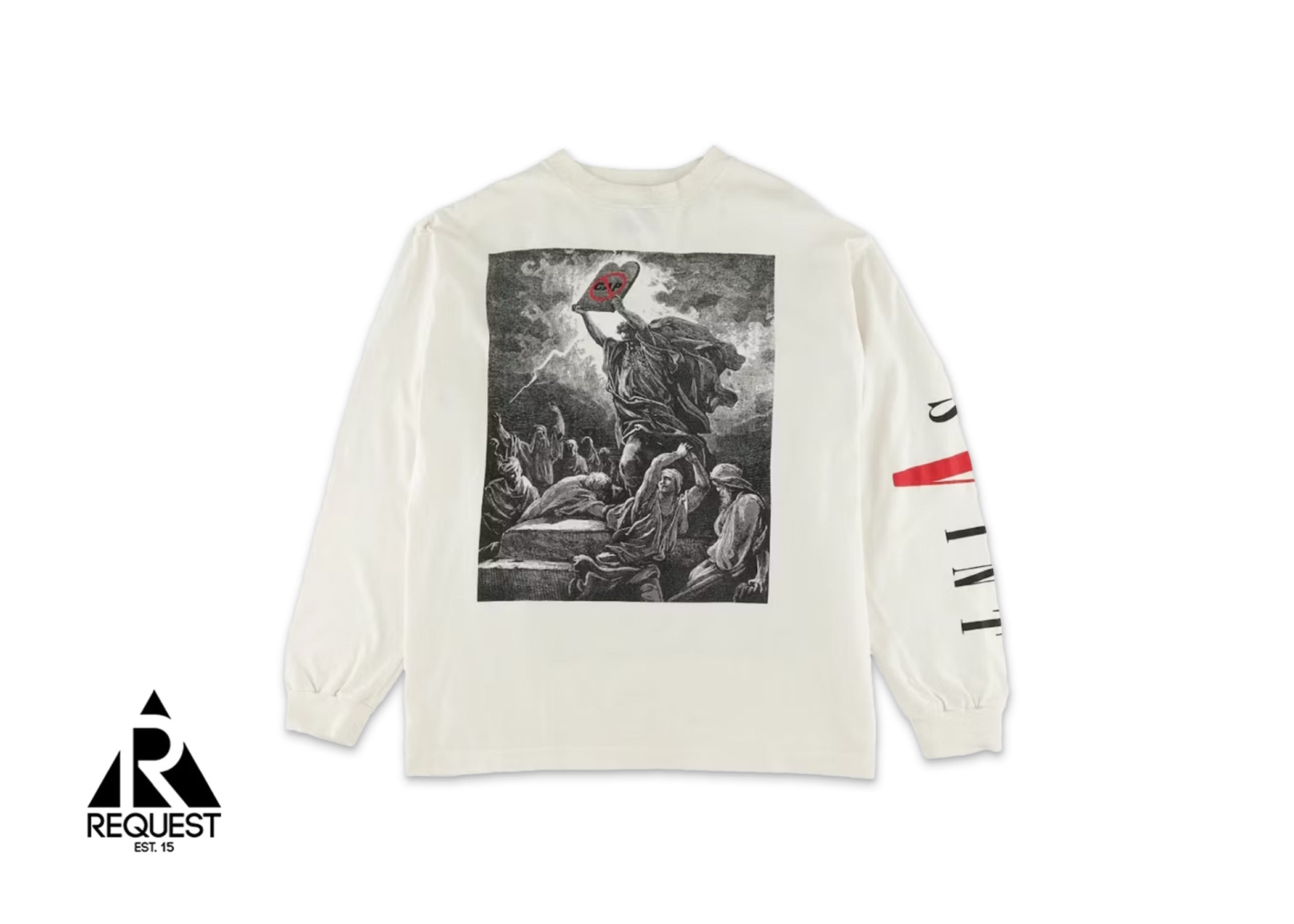 Saint Michael x Vlone No Cap L/S Tee "White"