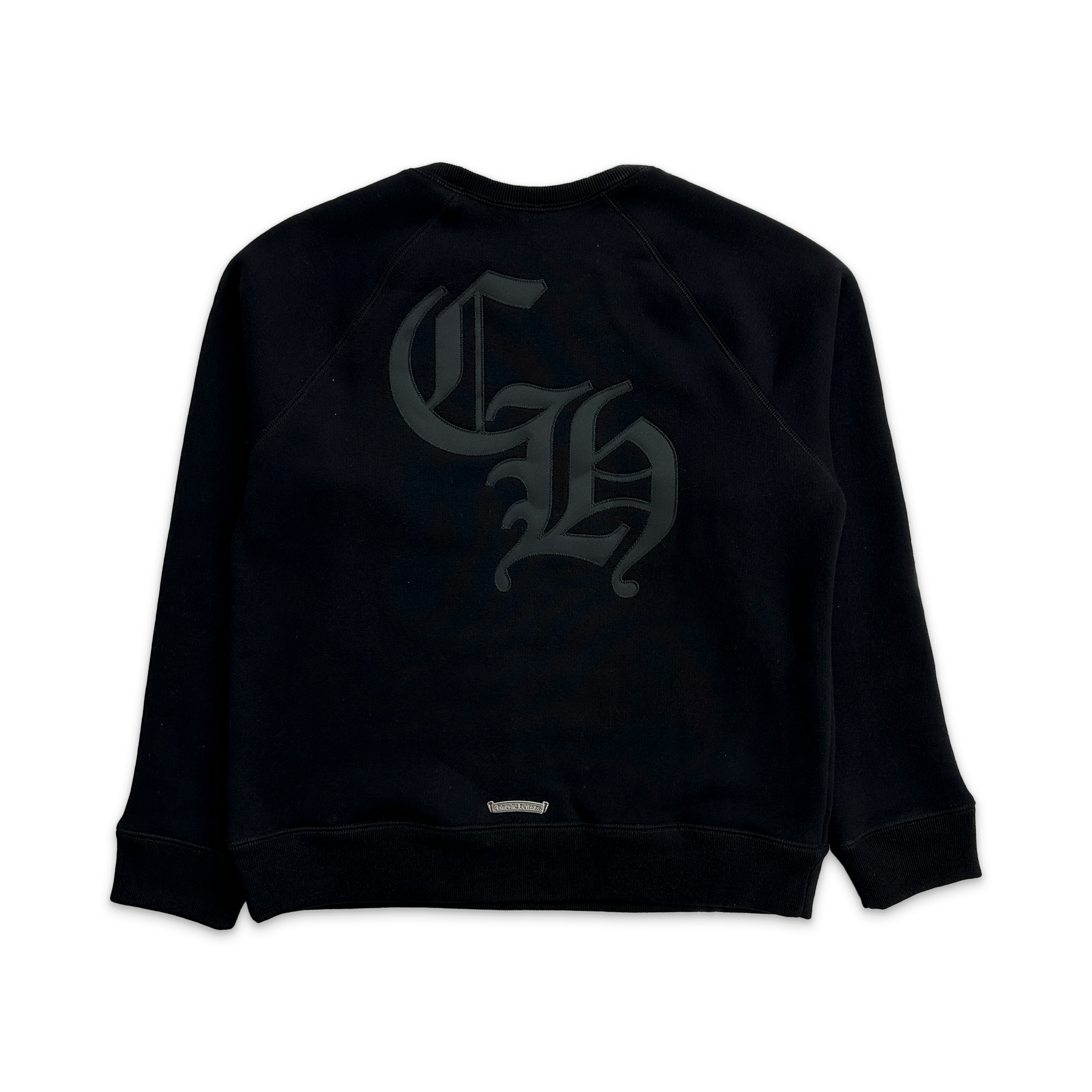 Chrome Hearts, Triple Cross Nylon CH Logo Seven-11 Sweatshirt "Black"
