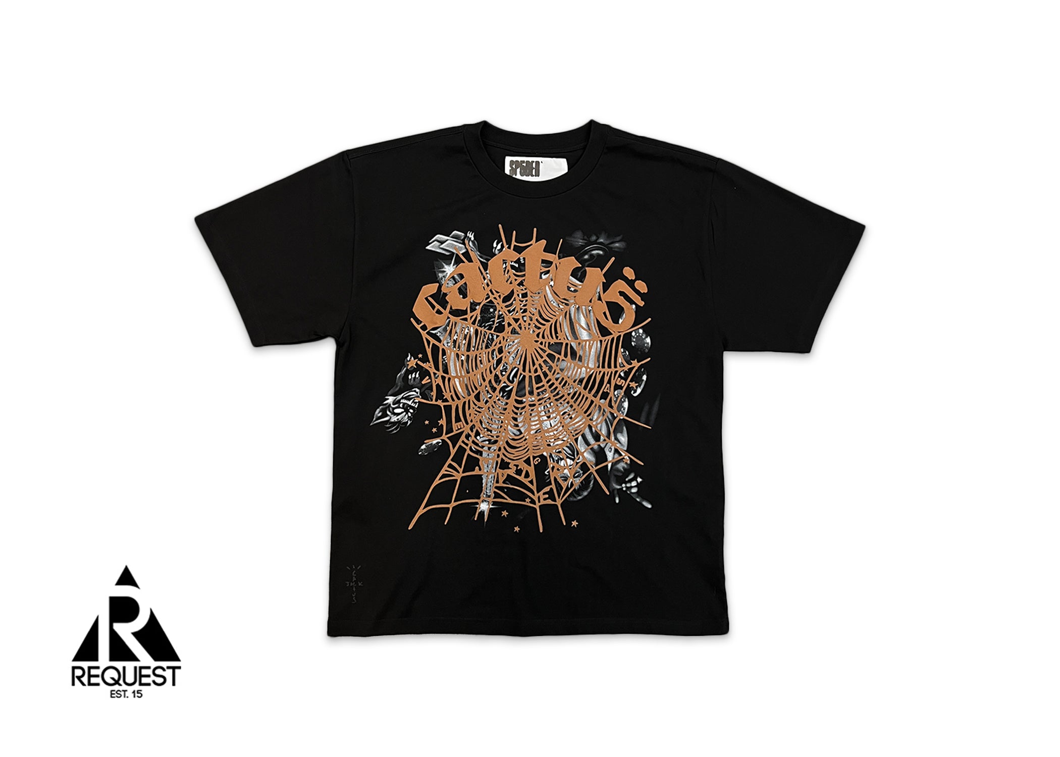 Sp5der, Cactus Jack x Sp5der ComplexCon Exclusive Tee "Black"