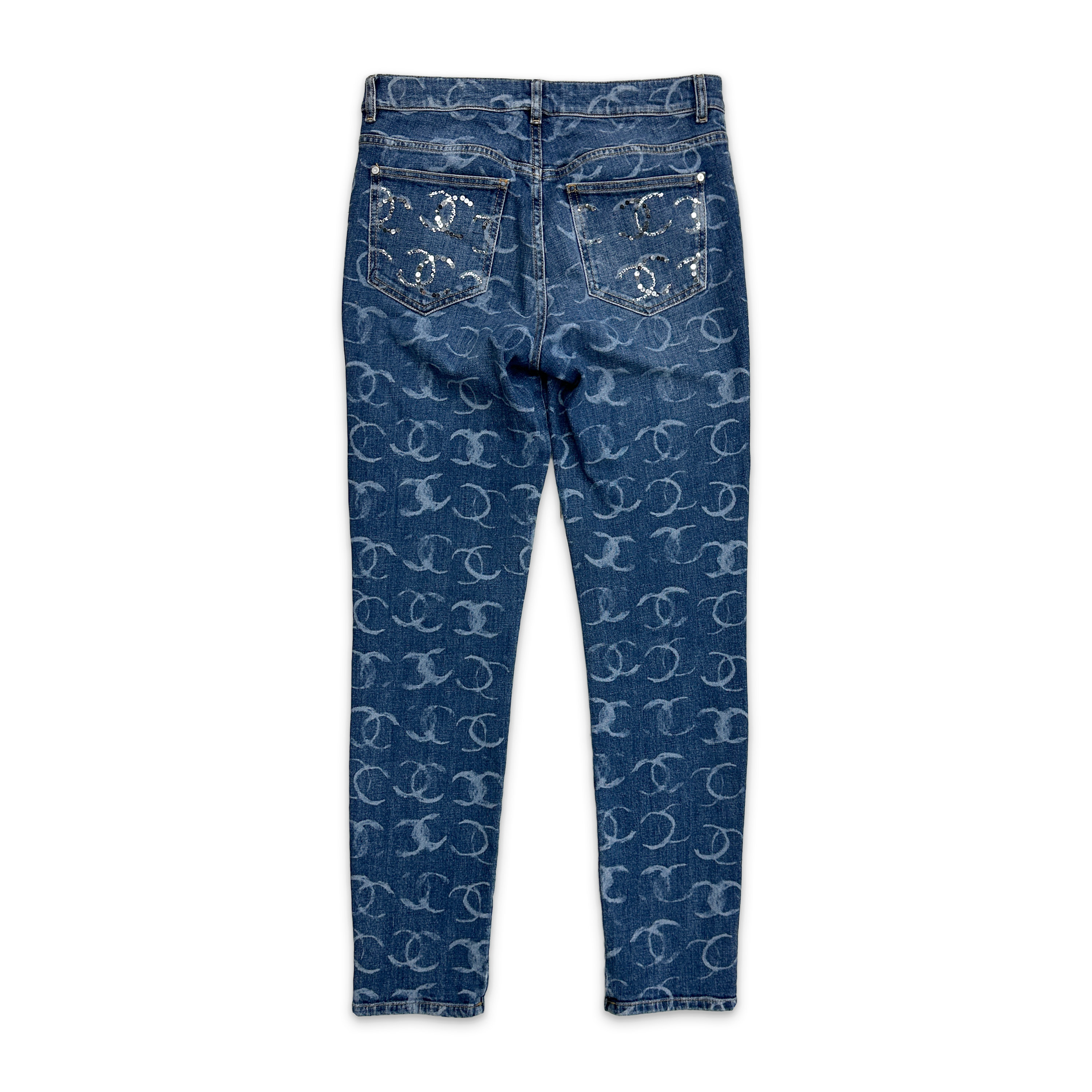 Chanel, Monogram Jeans "Blue"