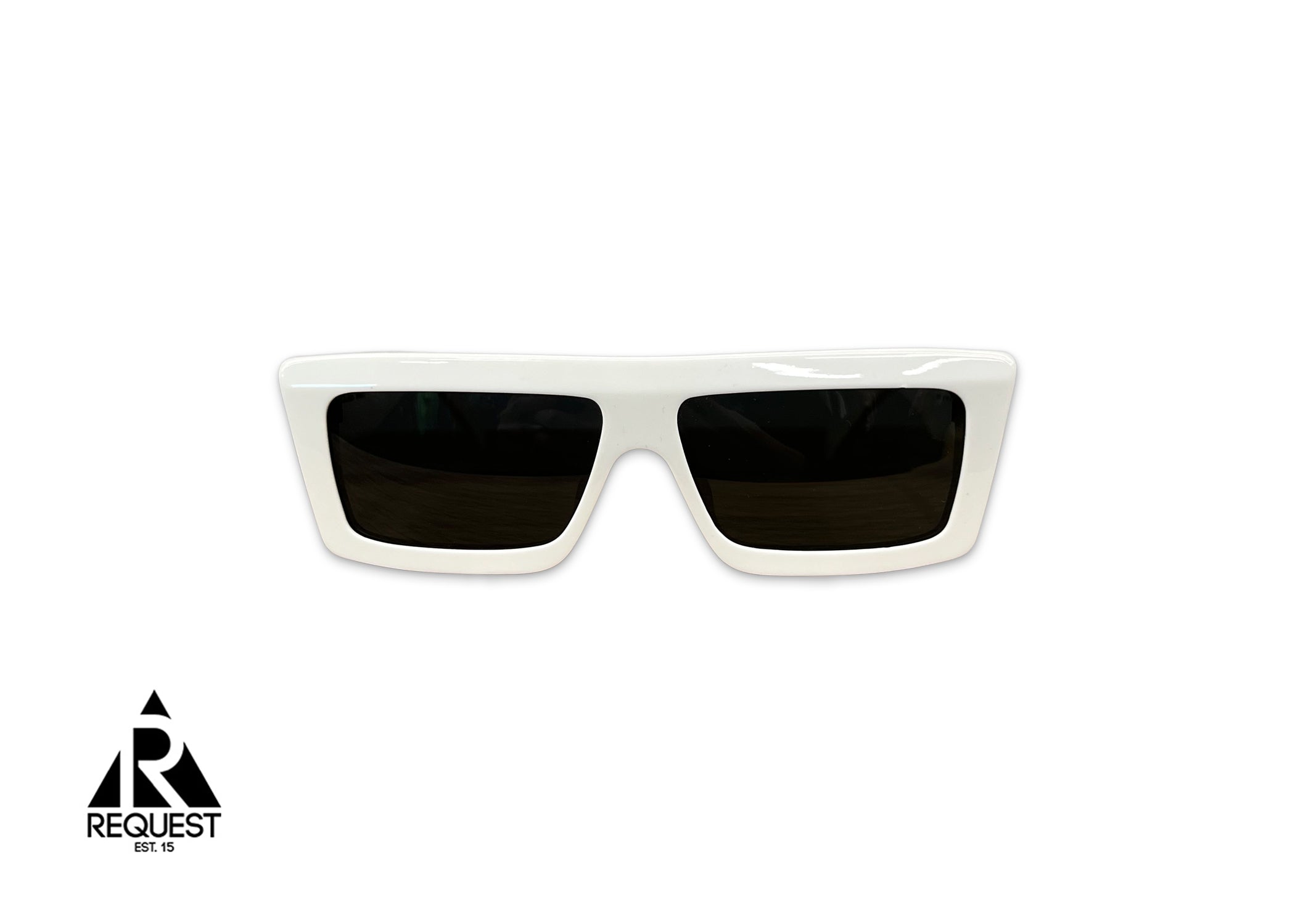 Celine, Monochrome Acetate Sunglasses "White"