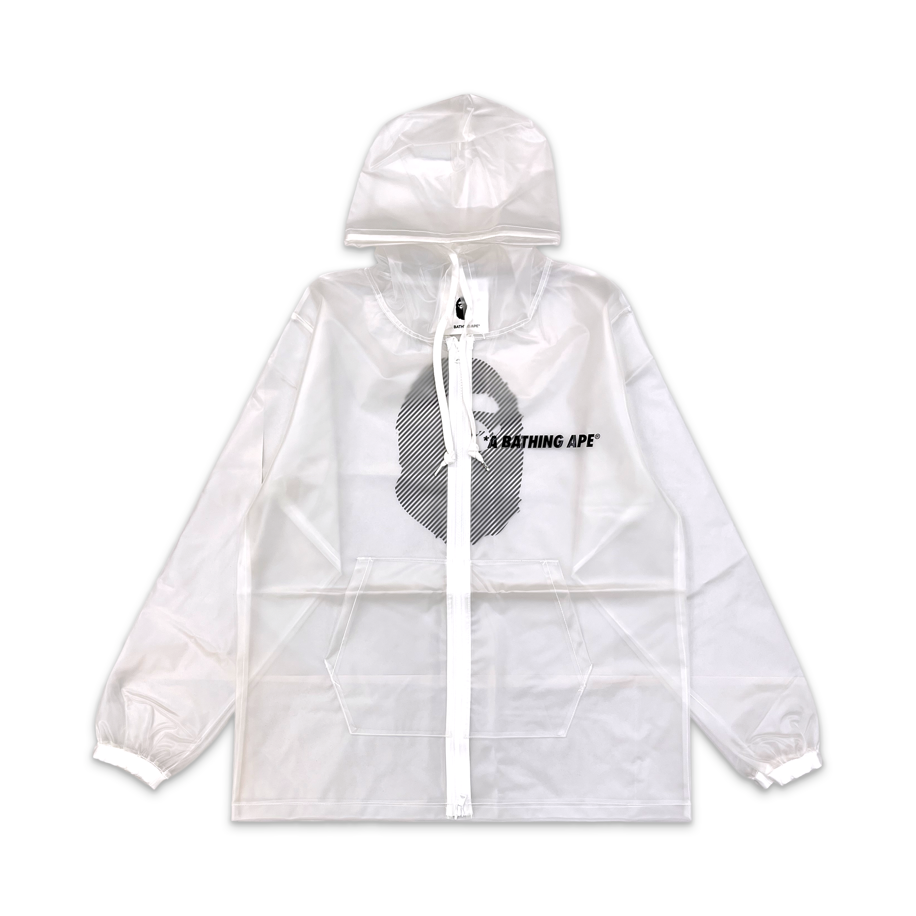 A Bathing Ape (BAPE), Transparent Hoodie Jacket “Clear”