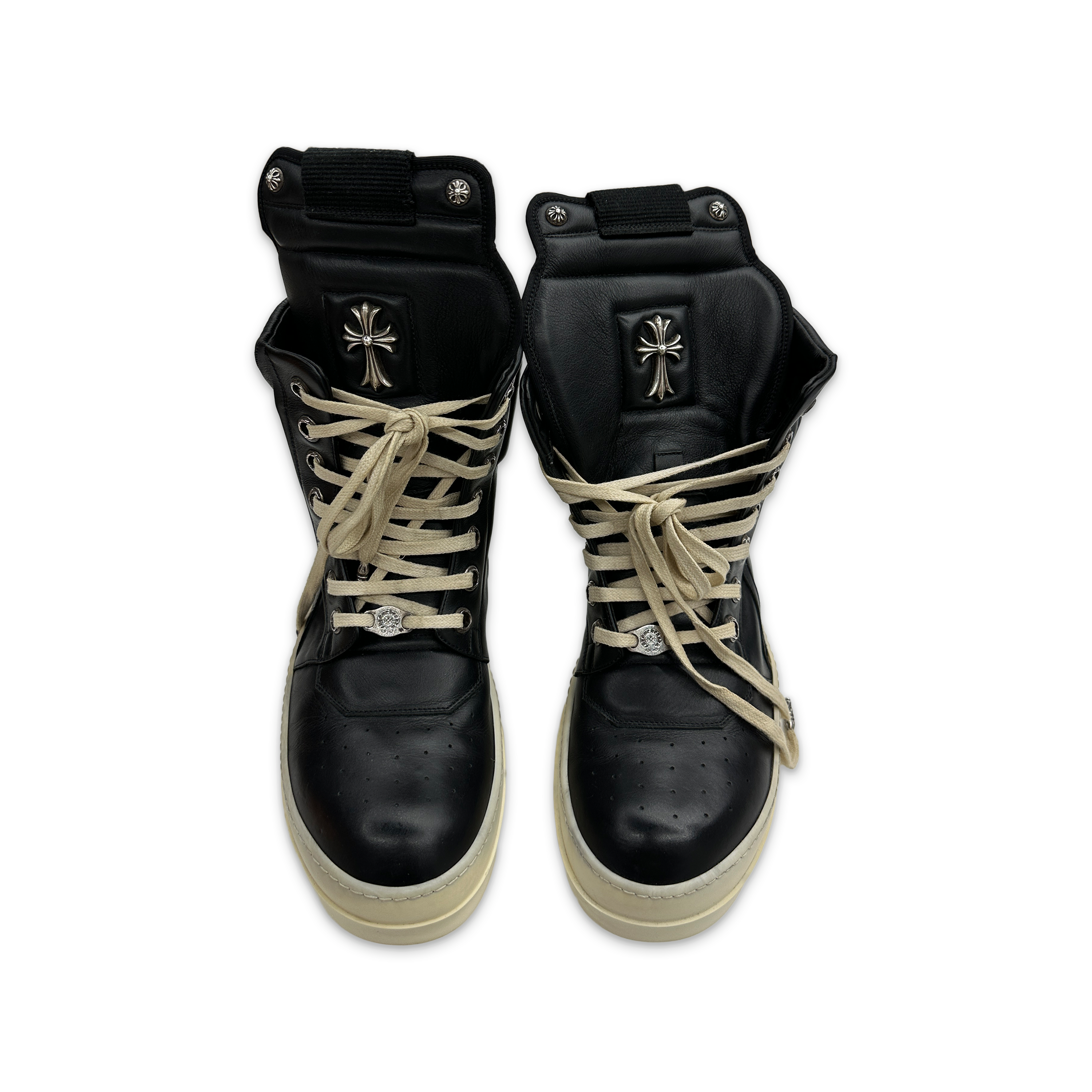 Chrome Hearts, Rick Owens Geobasket "Black Milk"