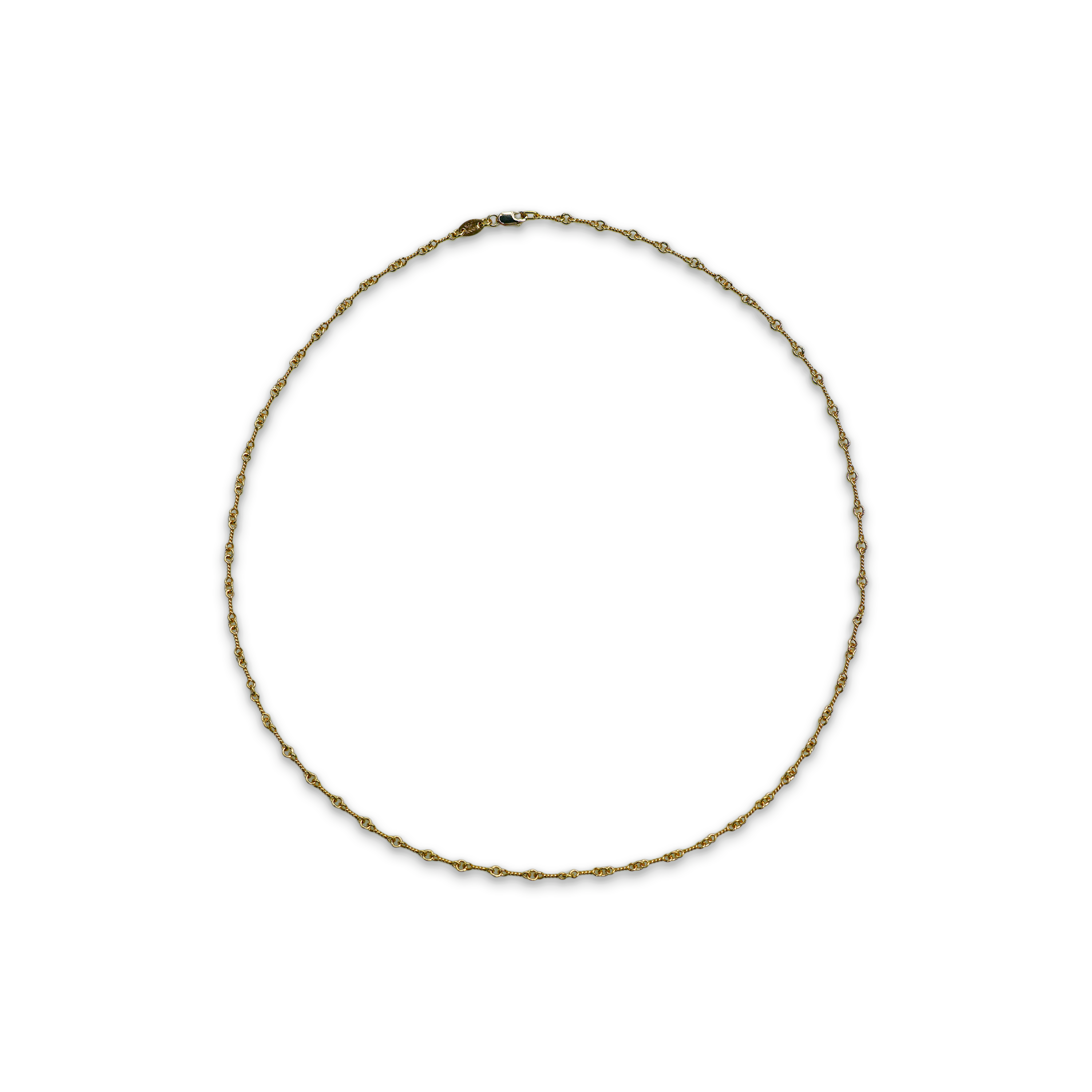 22k Yellow Gold Twist Necklace