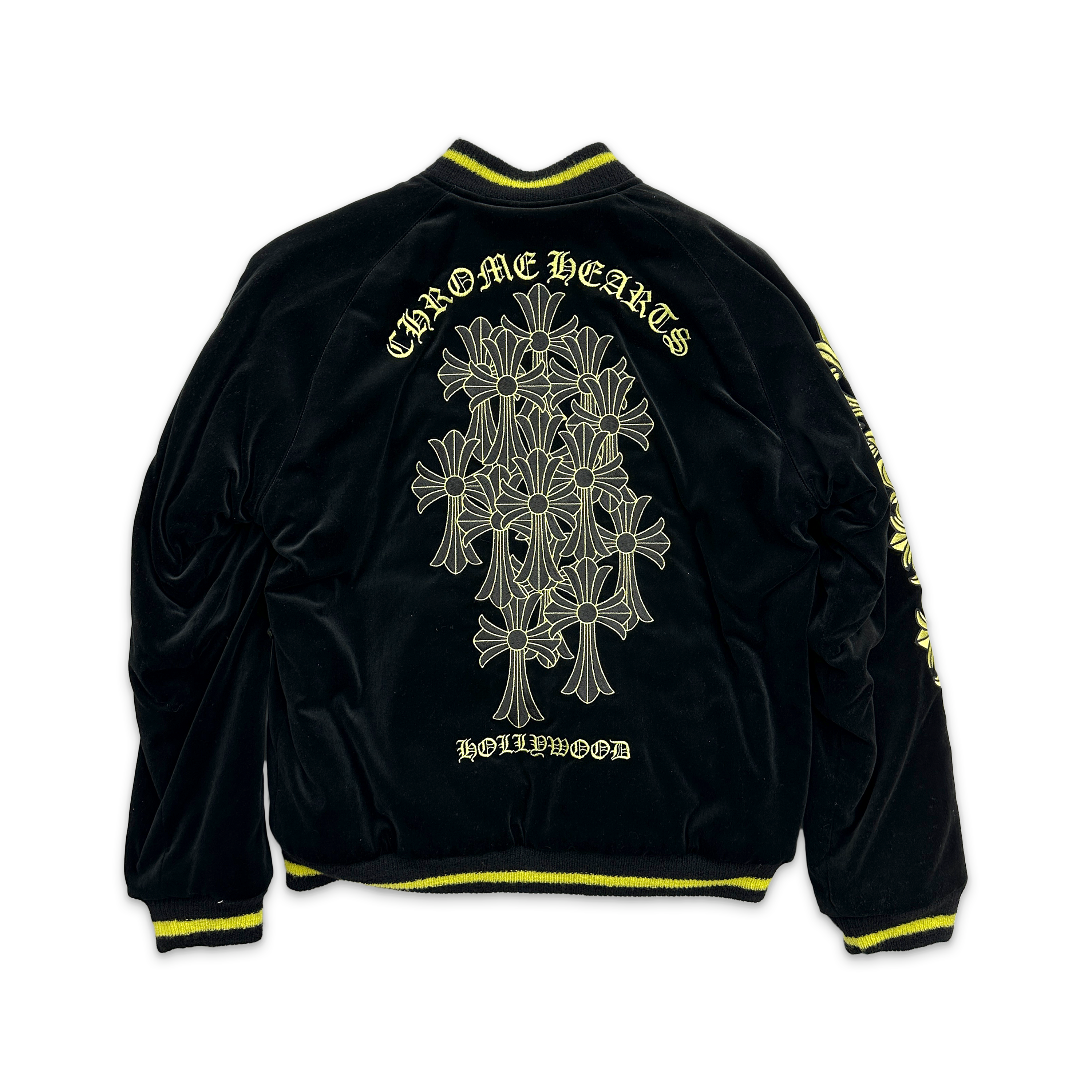 Matty Boy Flaming Youth Reversible Souvenir Jacket "Black/Yellow"