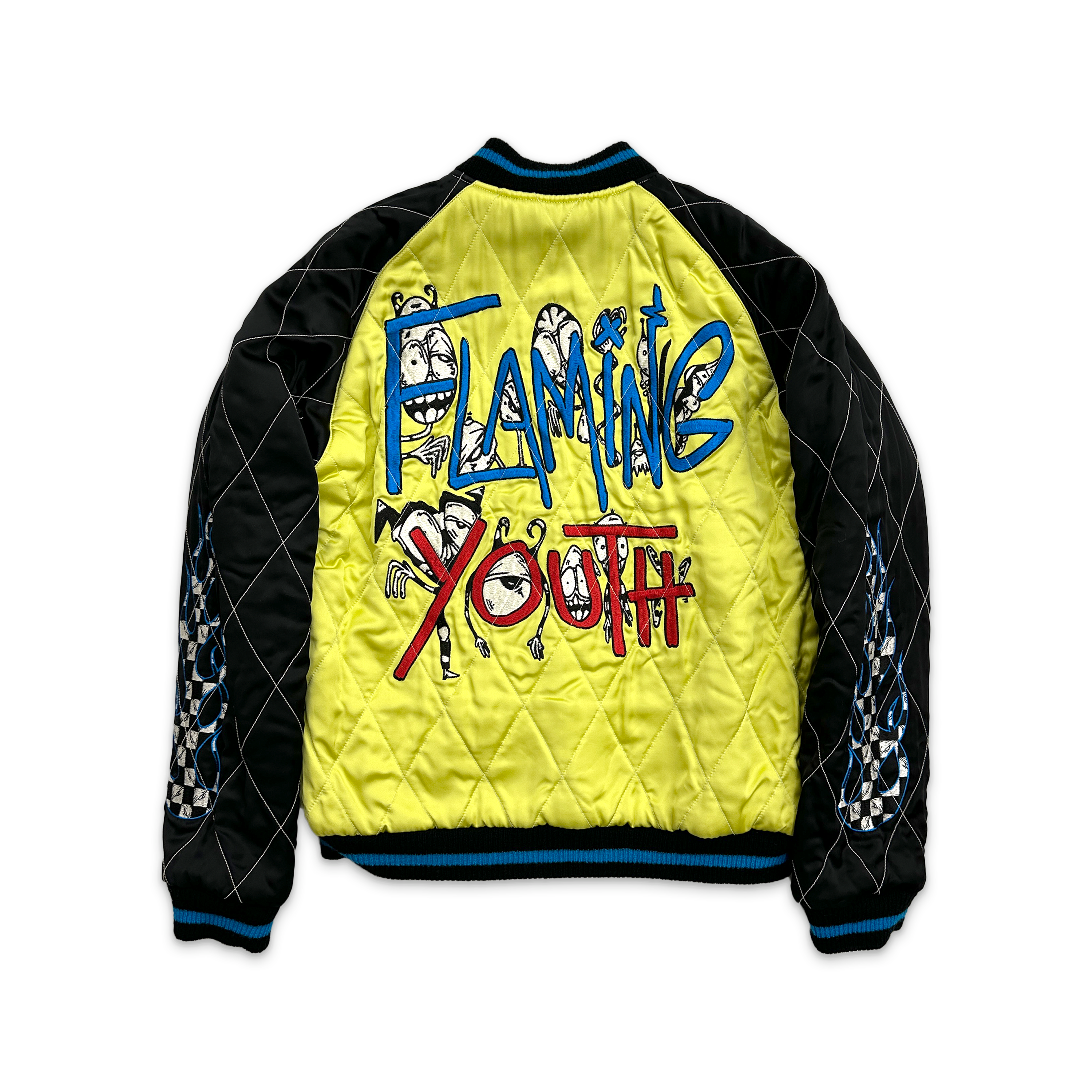 Matty Boy Flaming Youth Reversible Souvenir Jacket "Black/Yellow"