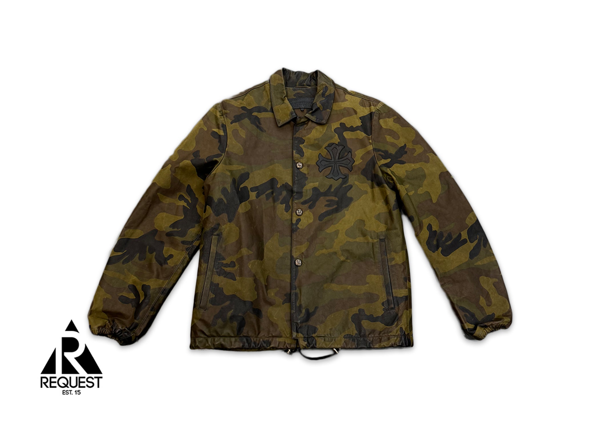 Chrome Hearts Made In Hollywood CA Leather Jacket "Camo"