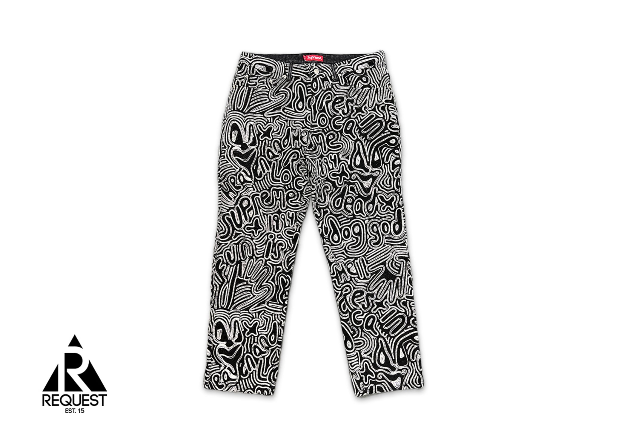 Supreme, Chainstitch Regular Jean "Black"