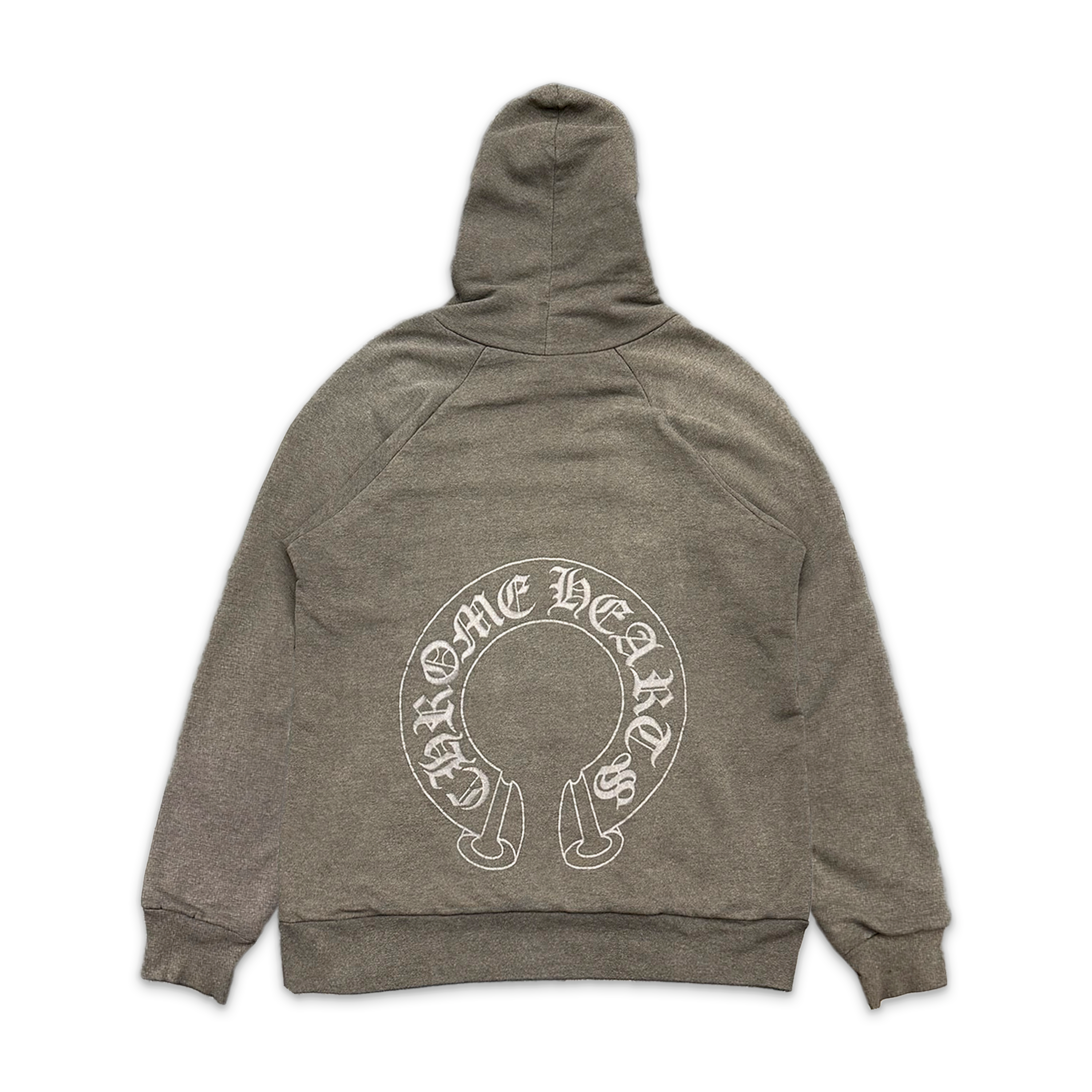 Horseshoe F*ck You Thermal Lined Hoodie "Faded Grey"