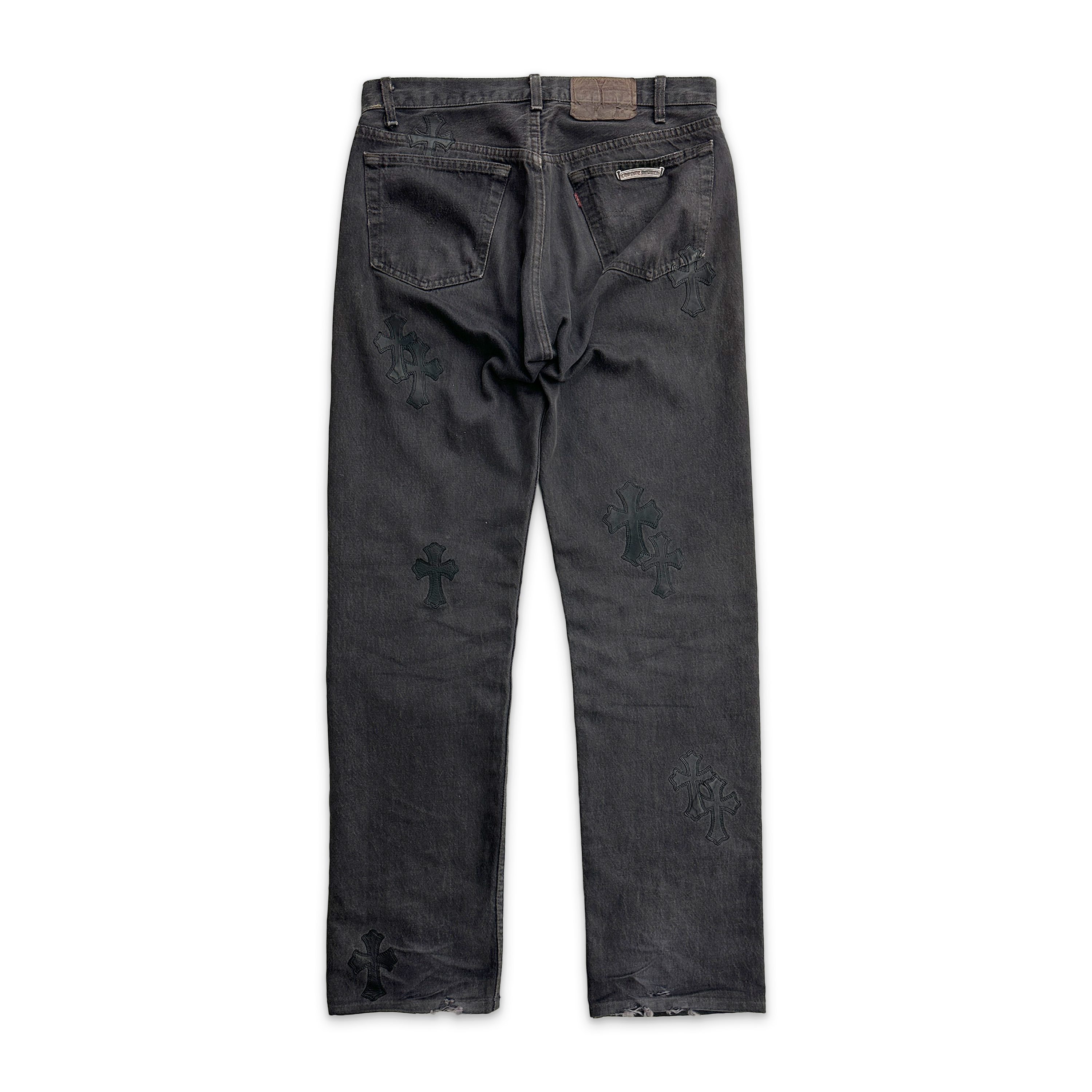 Chrome Hearts, Levi's Black Denim "Black Crosses"