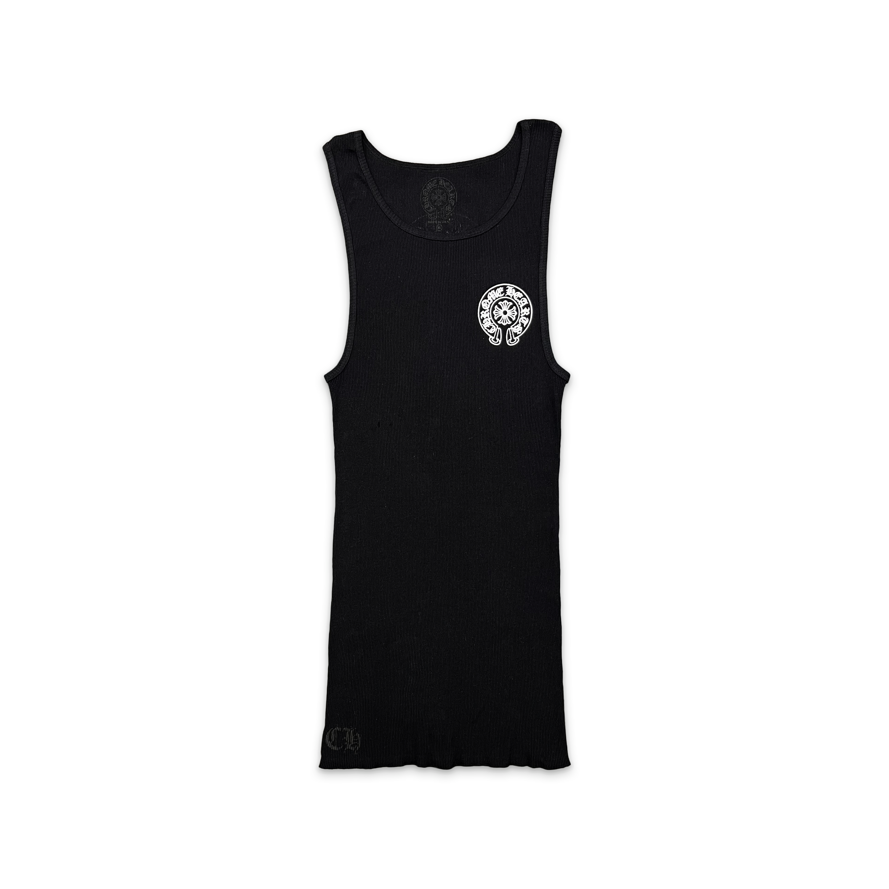 Chrome Hearts, Rib Horseshoe Tank Top "Black"