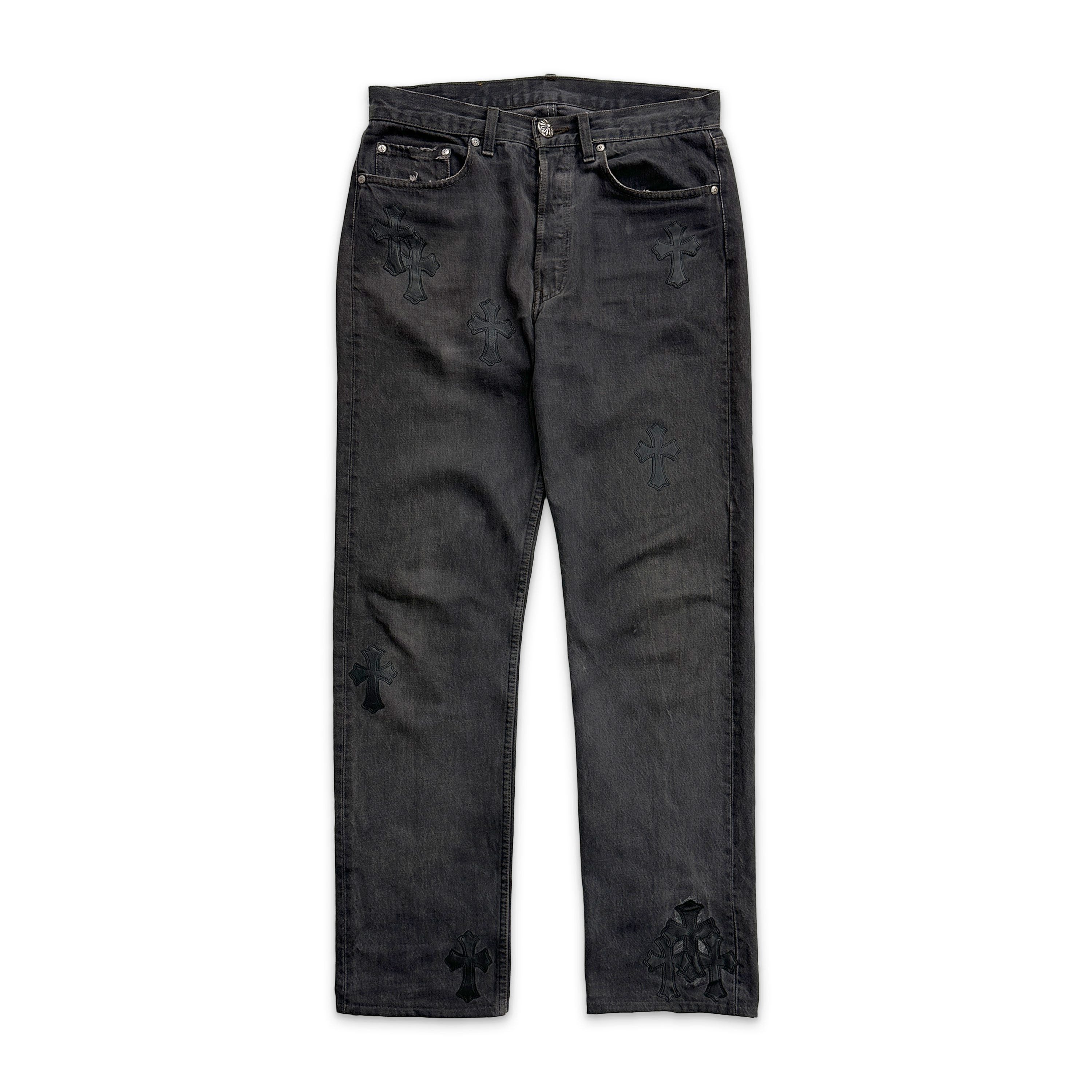 Chrome Hearts, Levi's Black Denim "Black Crosses"