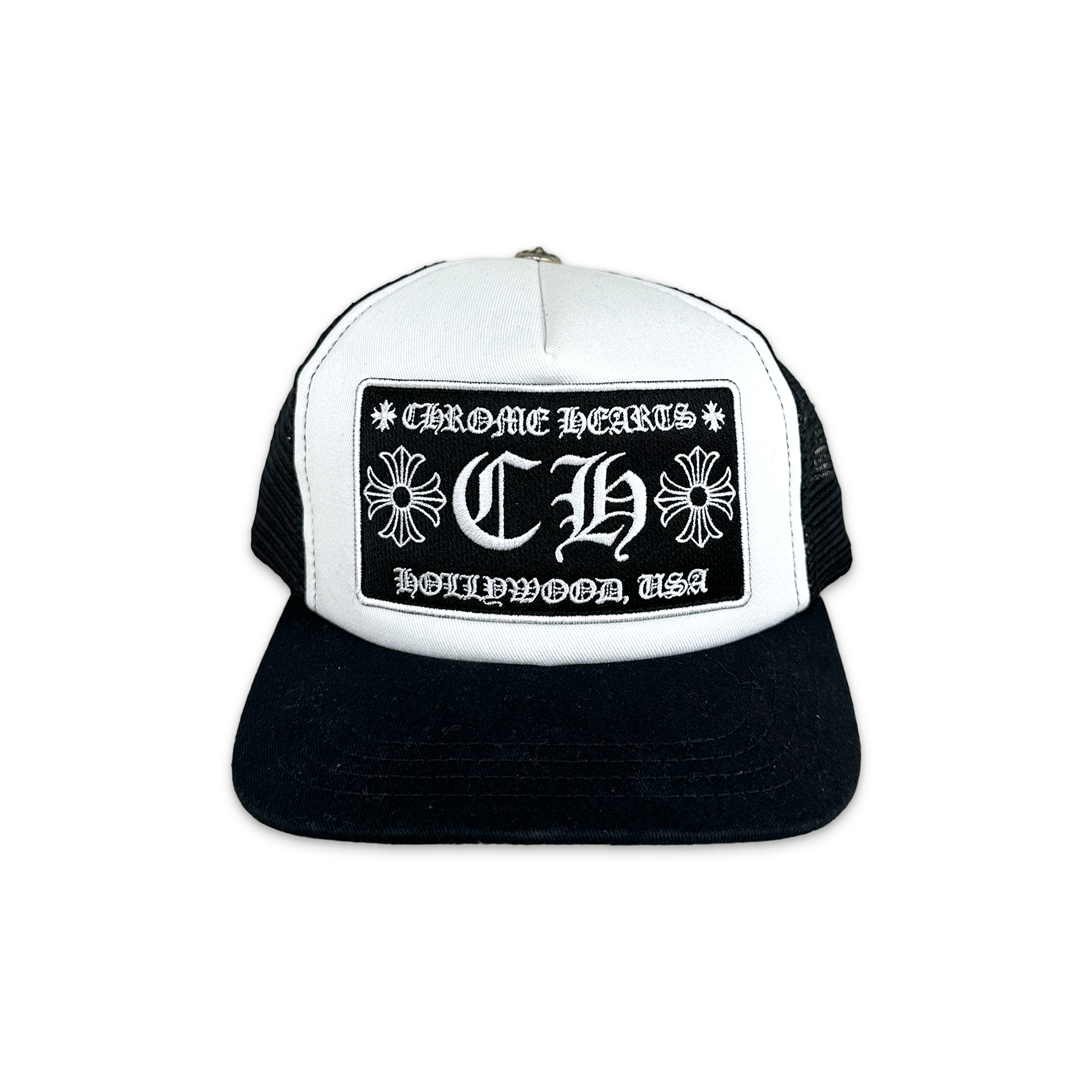 Chrome Hearts, Hollywood Trucker Hat "Black/White"