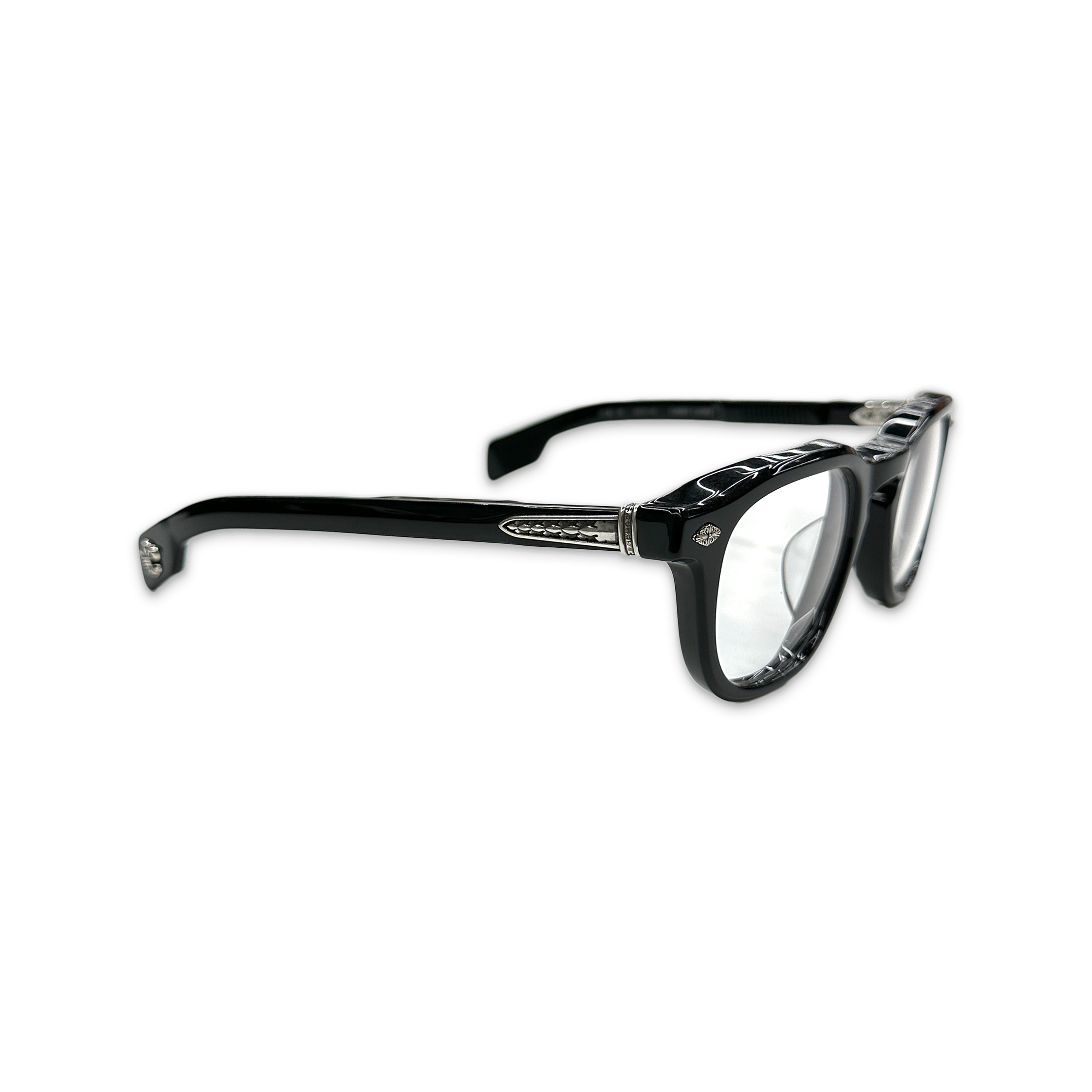 Chrome Hearts, Chirp Chirp Glasses "Black/Silver"