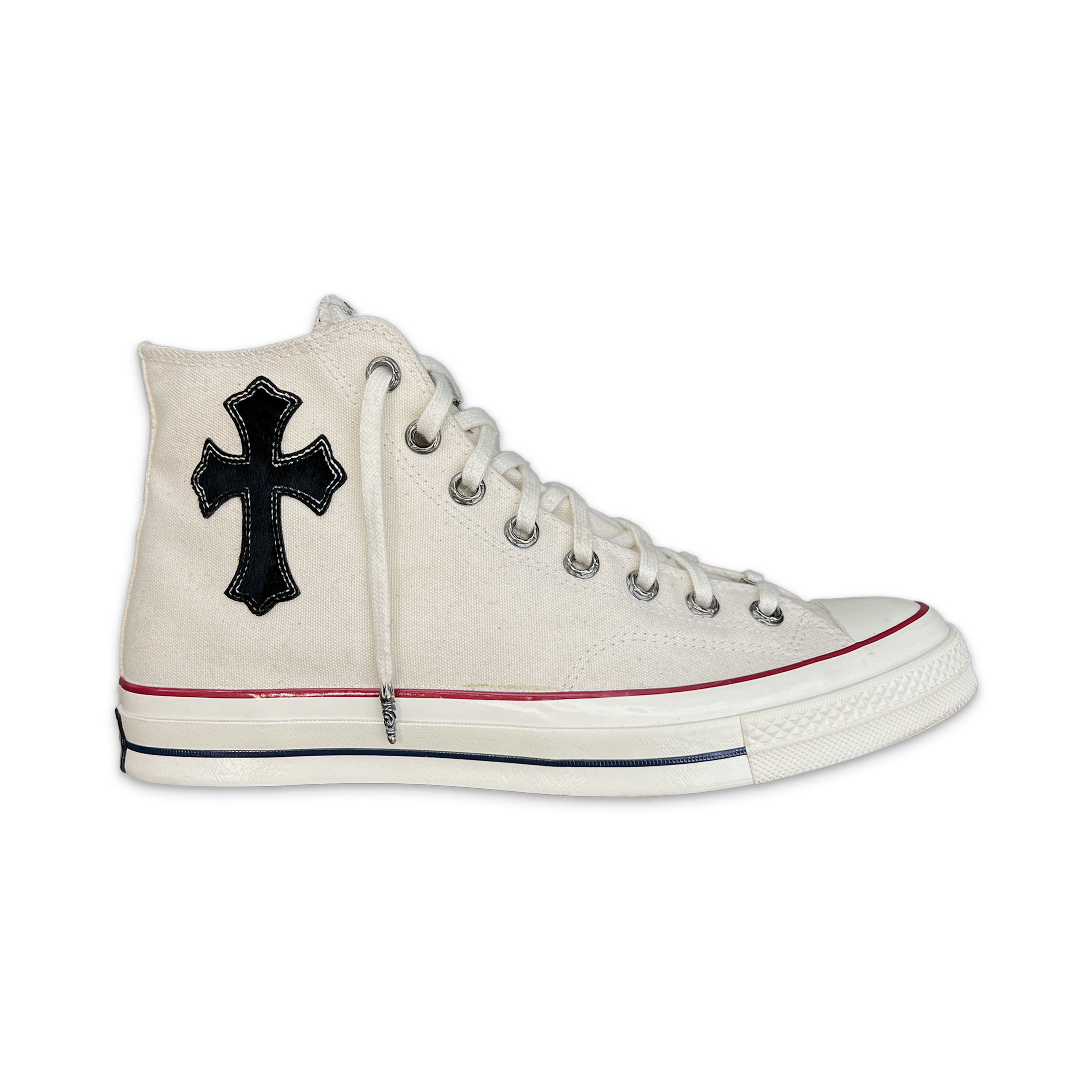 Chrome Hearts, Converse Chuck Taylor All Star x Canvas High Top "Natural Ivory"