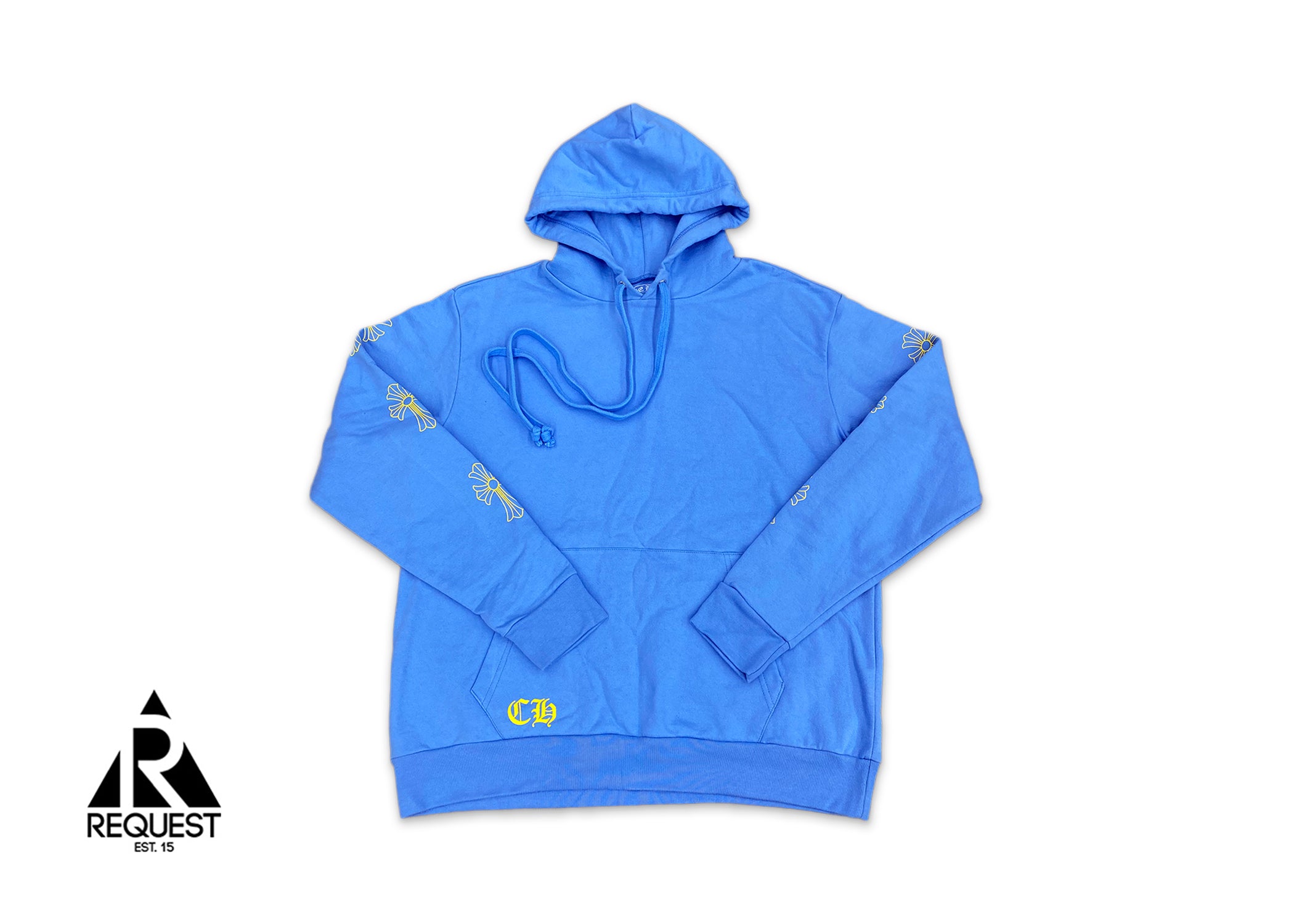 Chrome Hearts X Drake Girls Love Chrome Hoodie "Light Blue”
