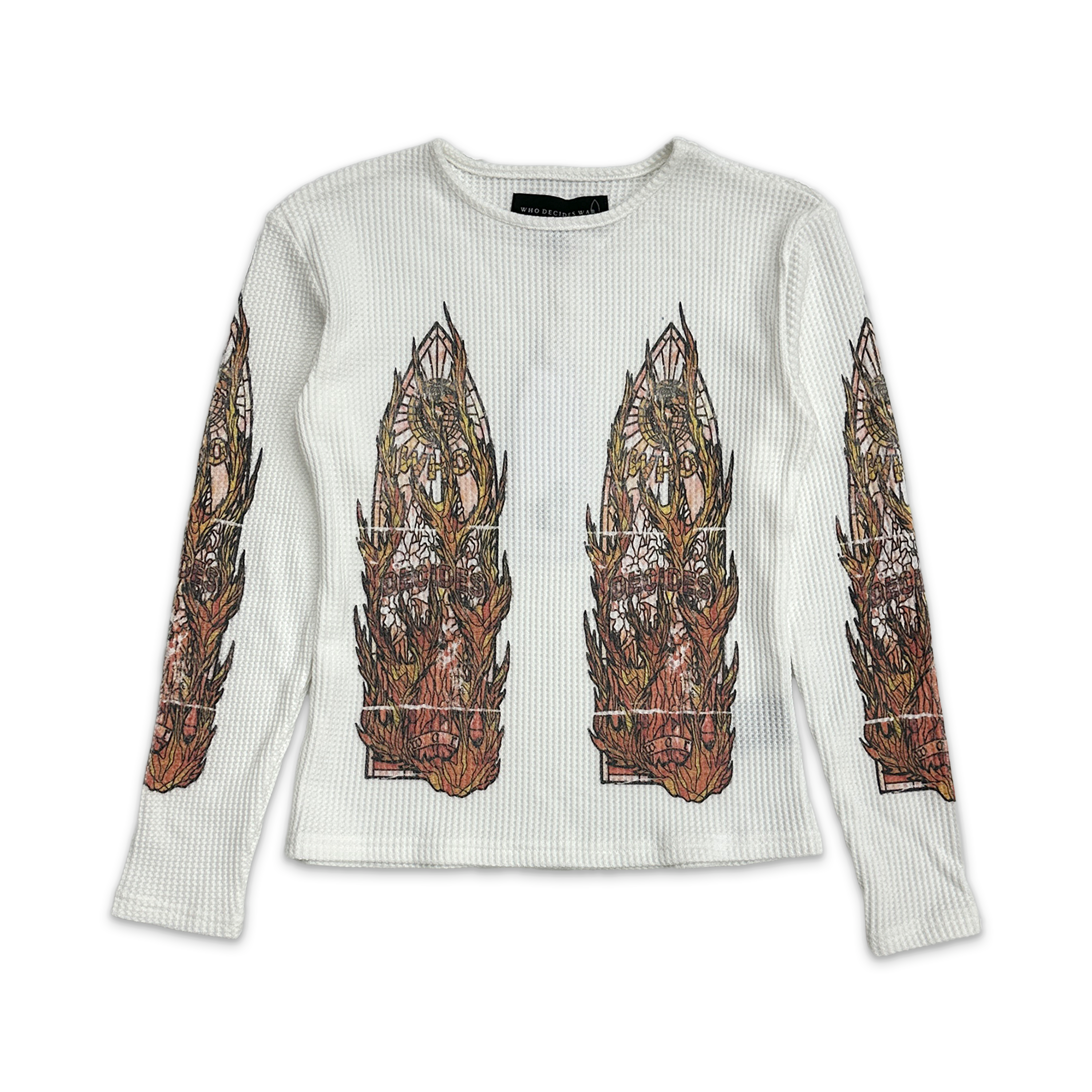 Faded Glass Thermal L/S Tee "Cream"