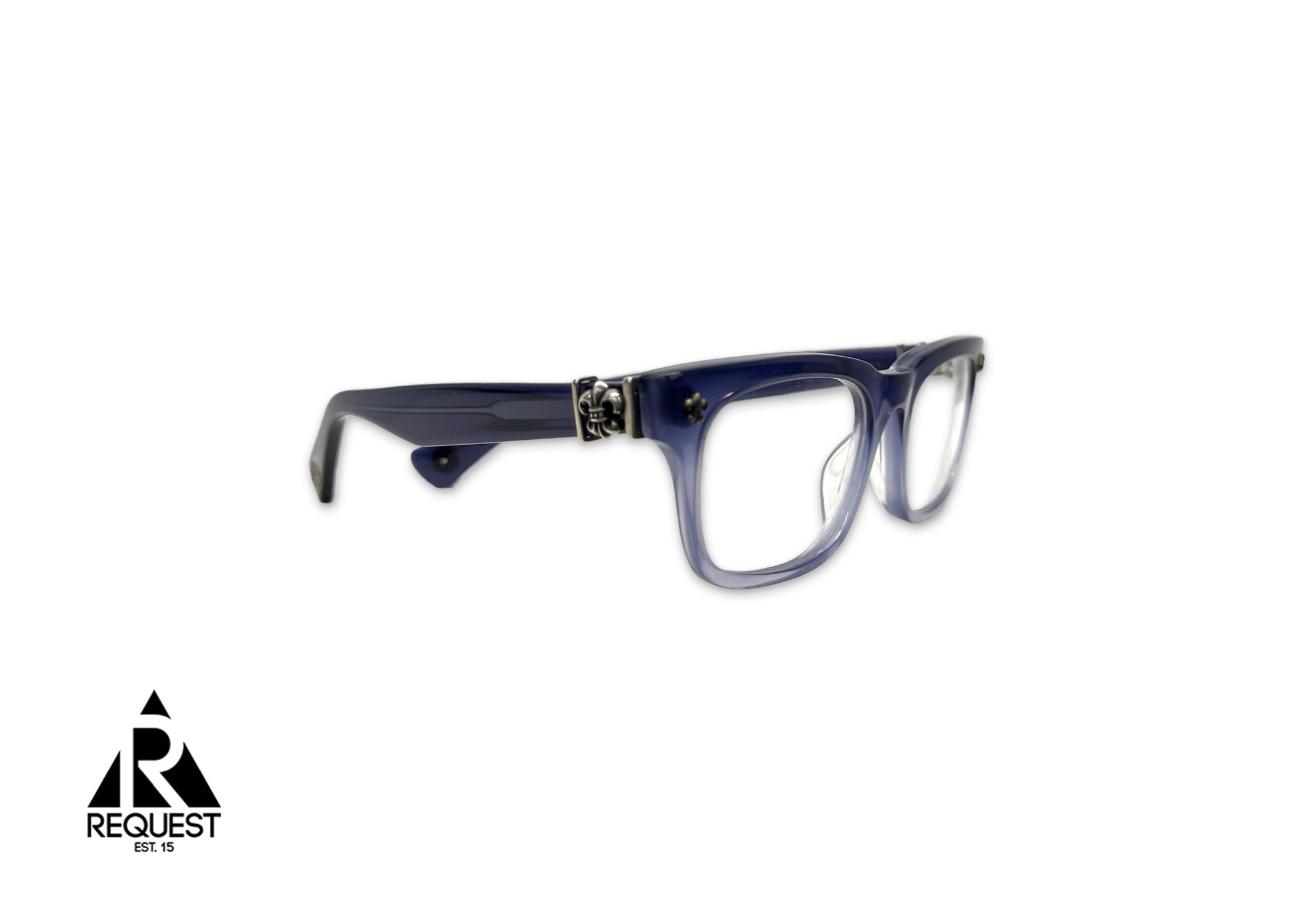 Chrome Hearts, Gittin Any? - A Glasses "Transparent Blue Silver"