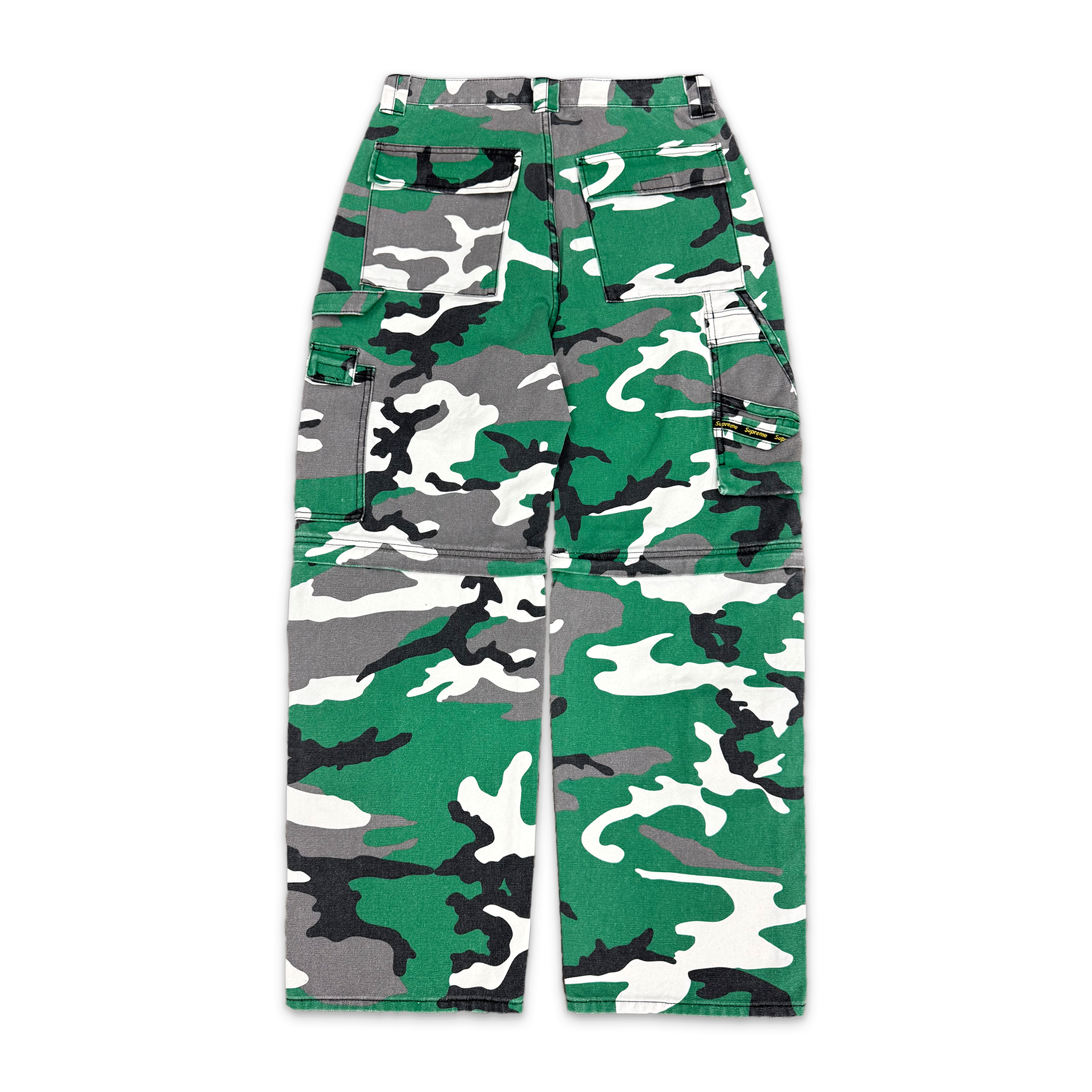 Supreme, Zip-Off Utility Pants FW25 "Green Camo"