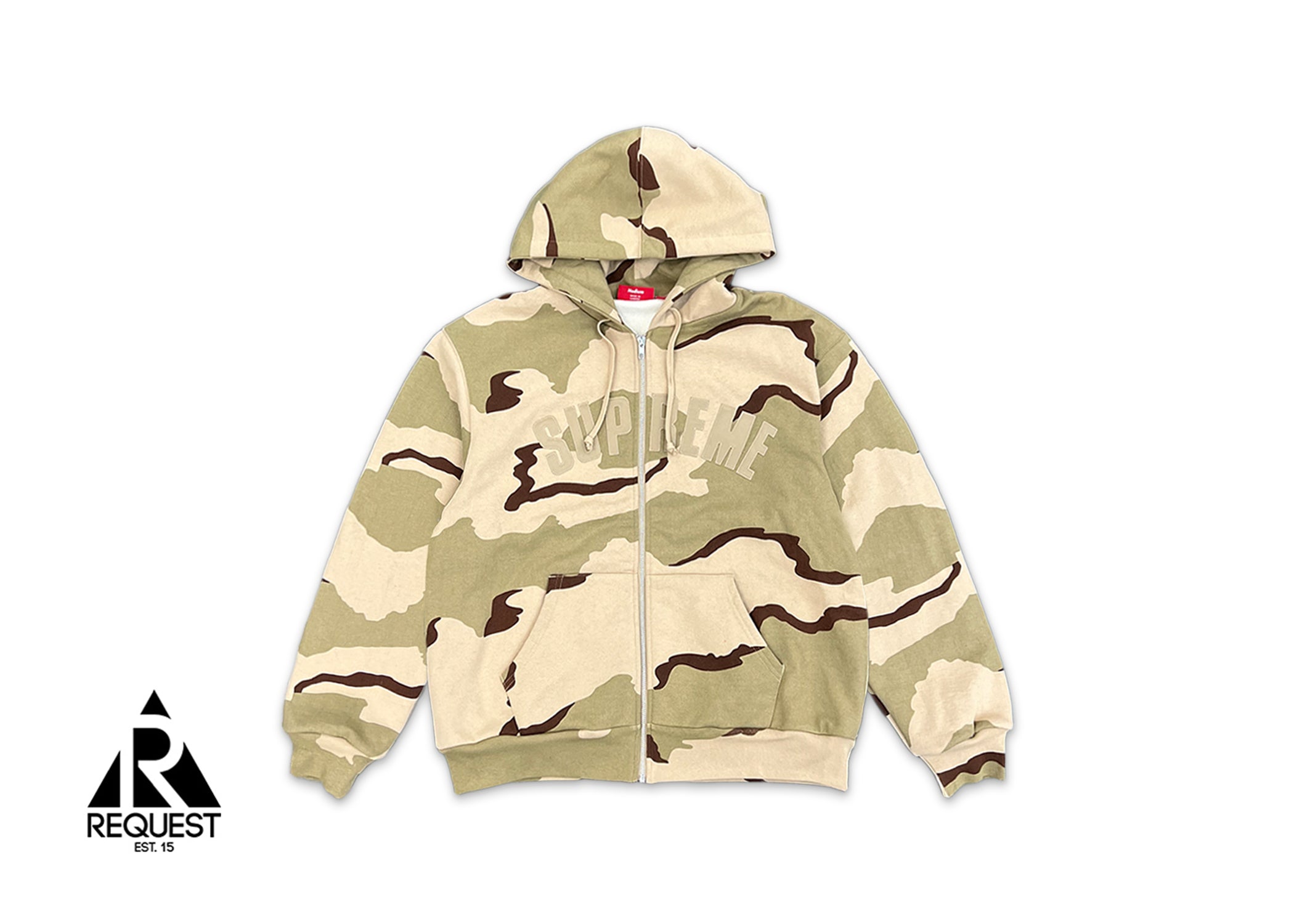 Supreme, Arc Thermal Zip Up Hooded Sweatshirt "Desert Camo"