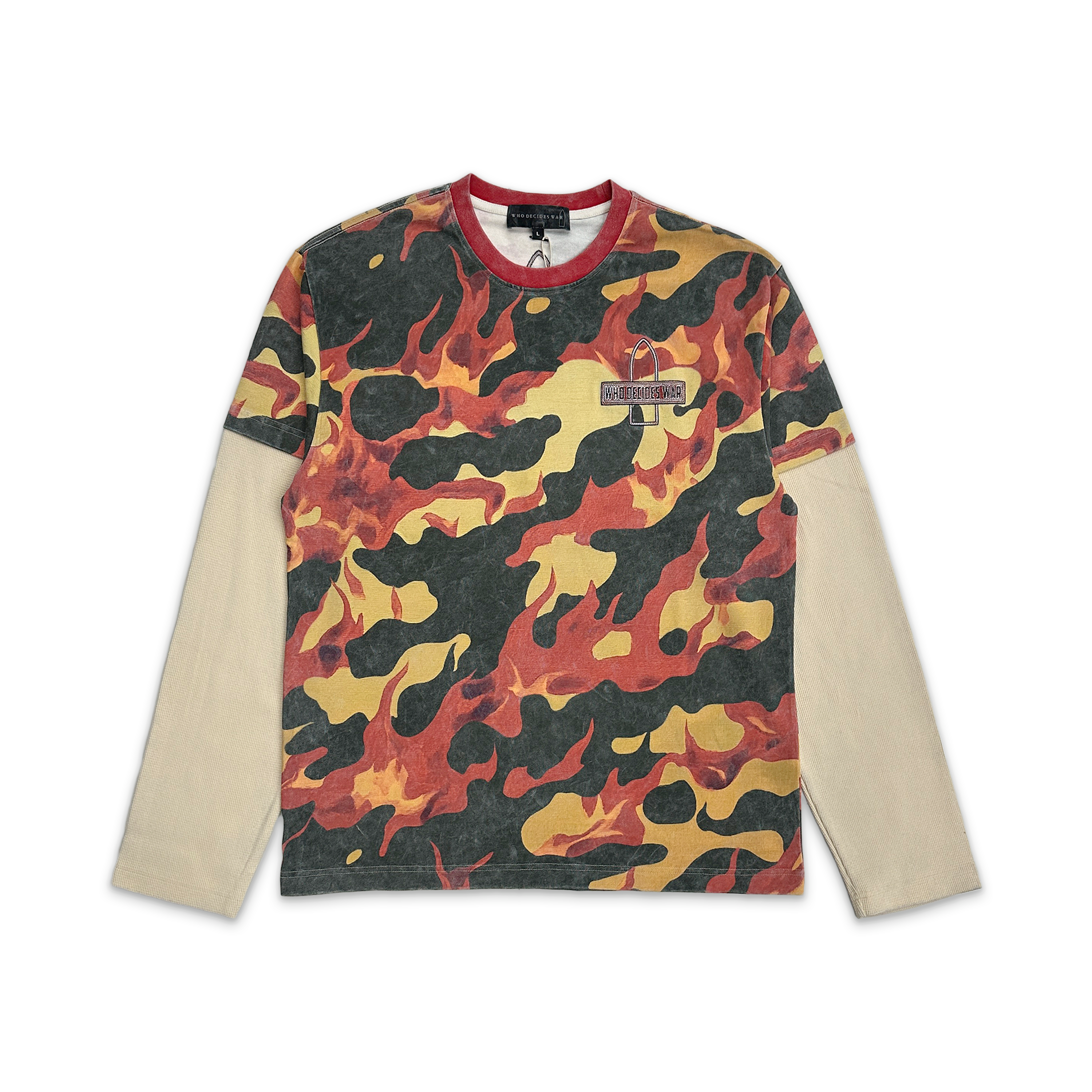 Flame Camo Double Jersey "Multi"