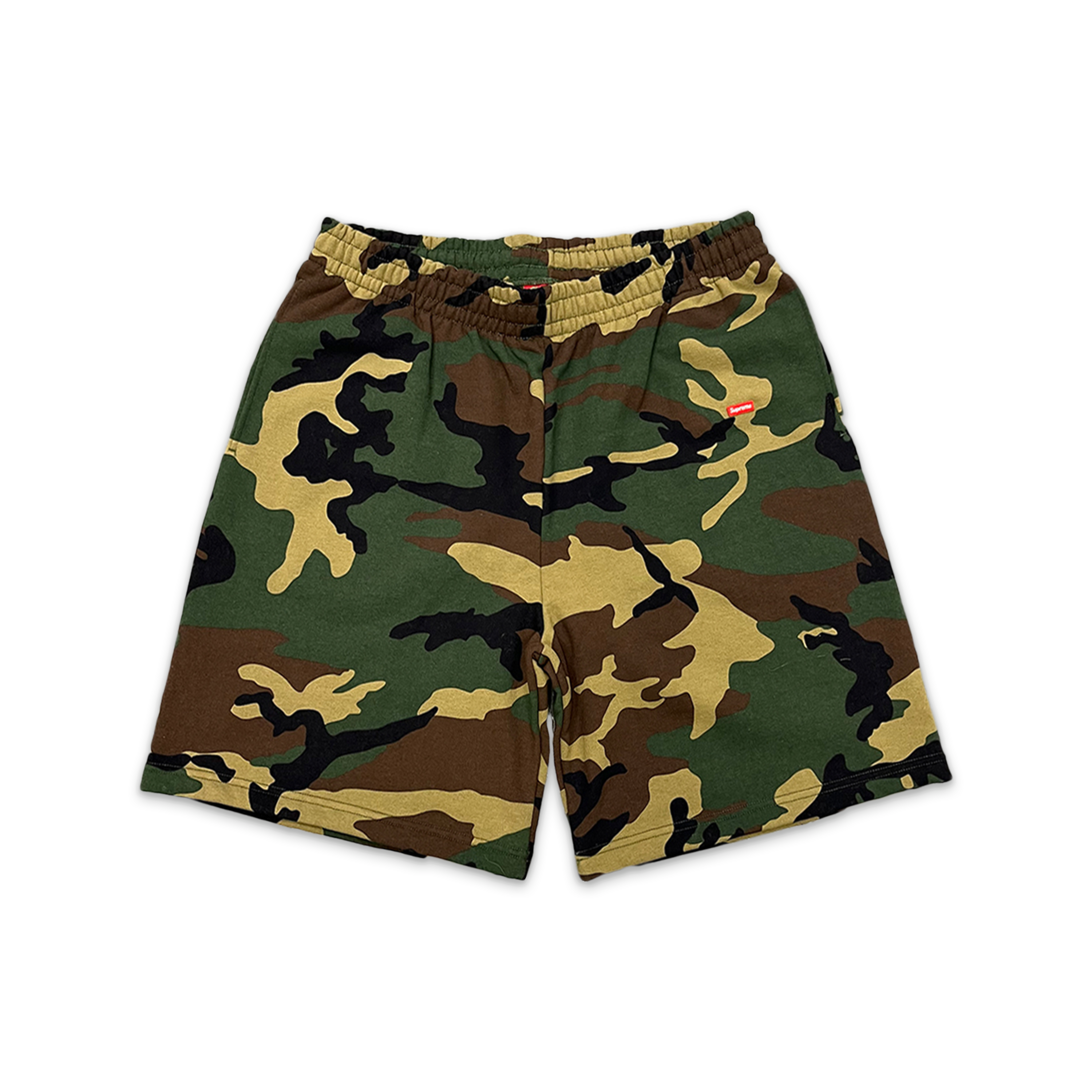 Supreme, Small Box Logo Shorts "Woodland Camo"