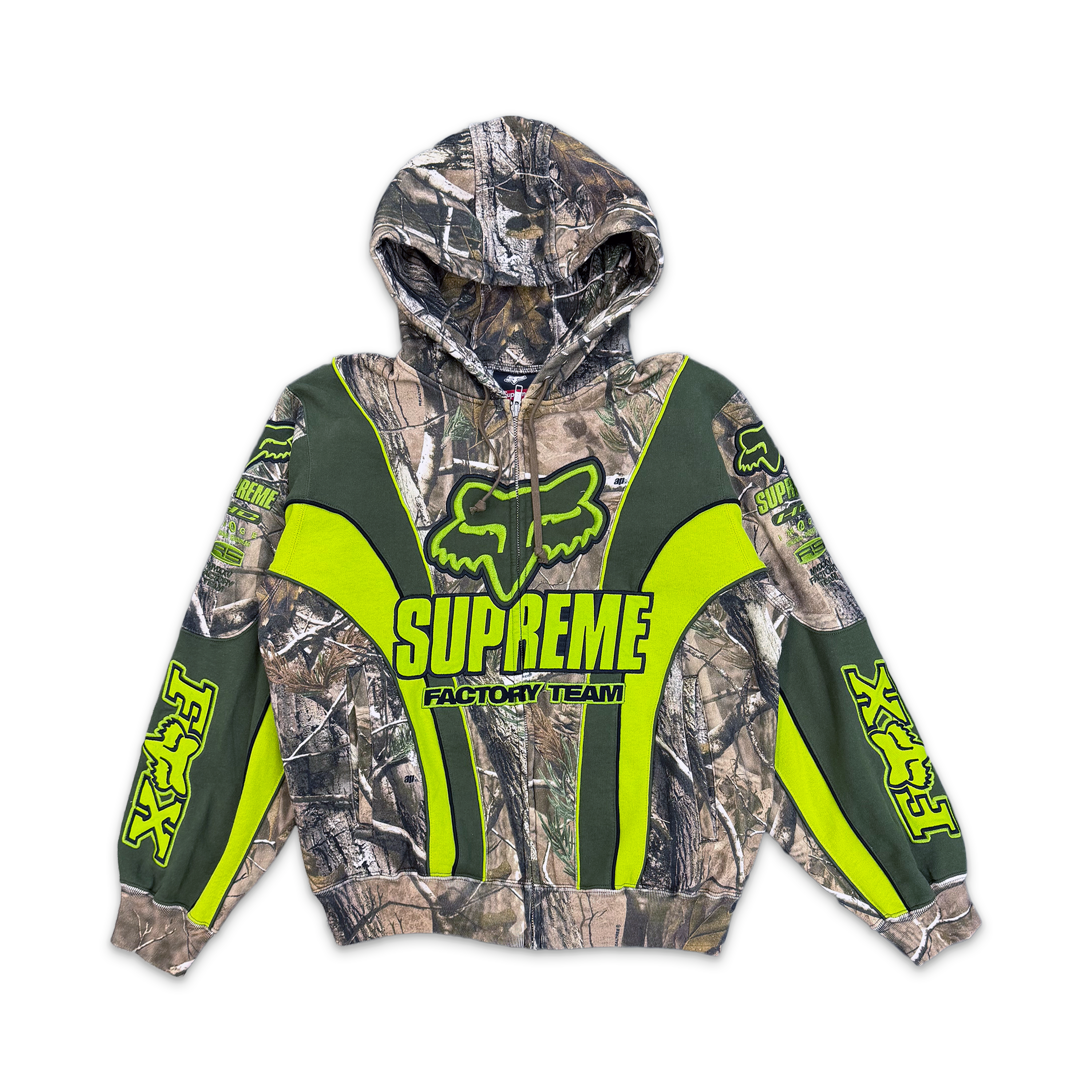Fox Racing Zip Up Hooded Sweatshirt FW25 "Realtree AP Camo"
