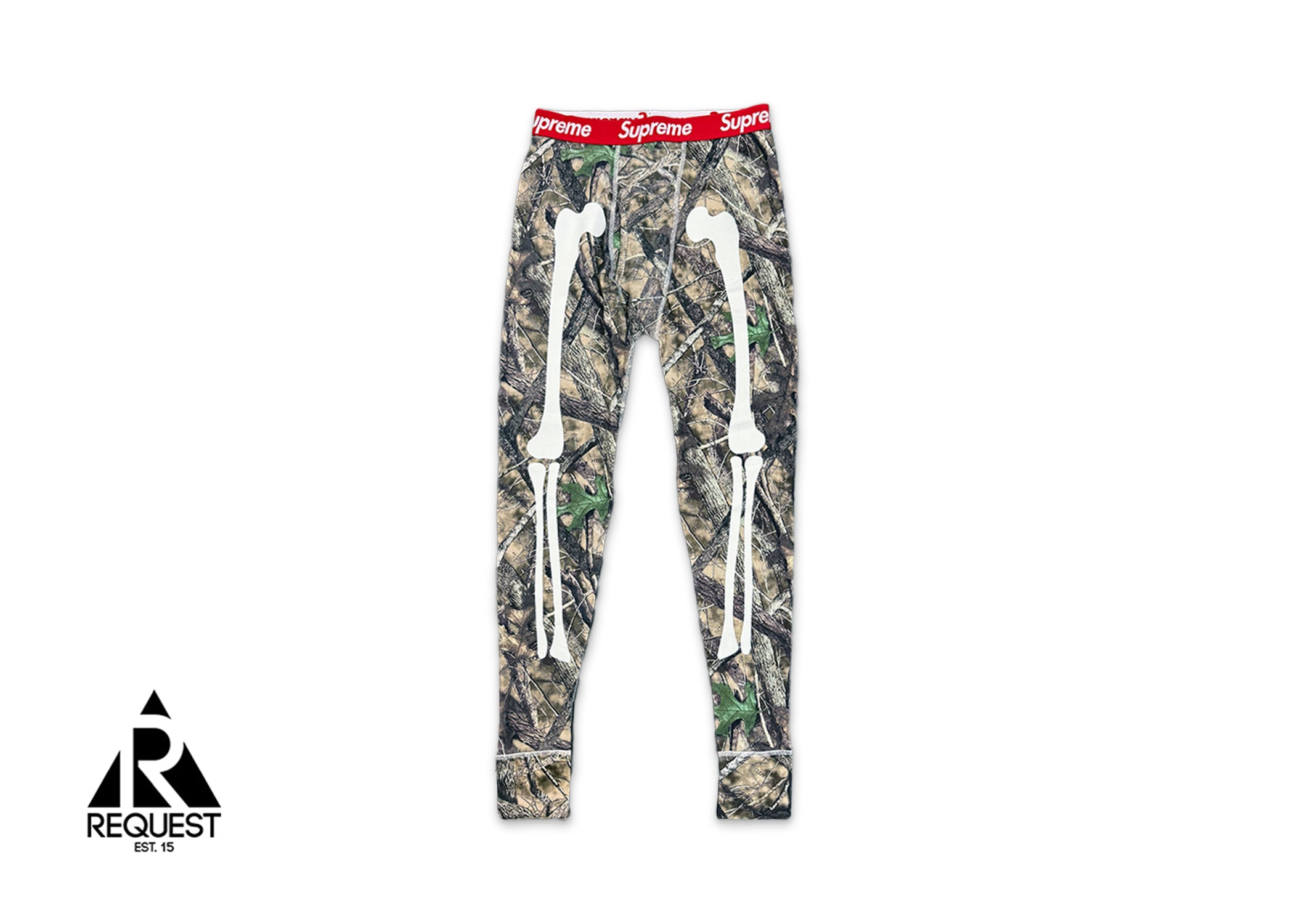 Supreme, Hanes Bones Thermal Pant "Woodland Camo"