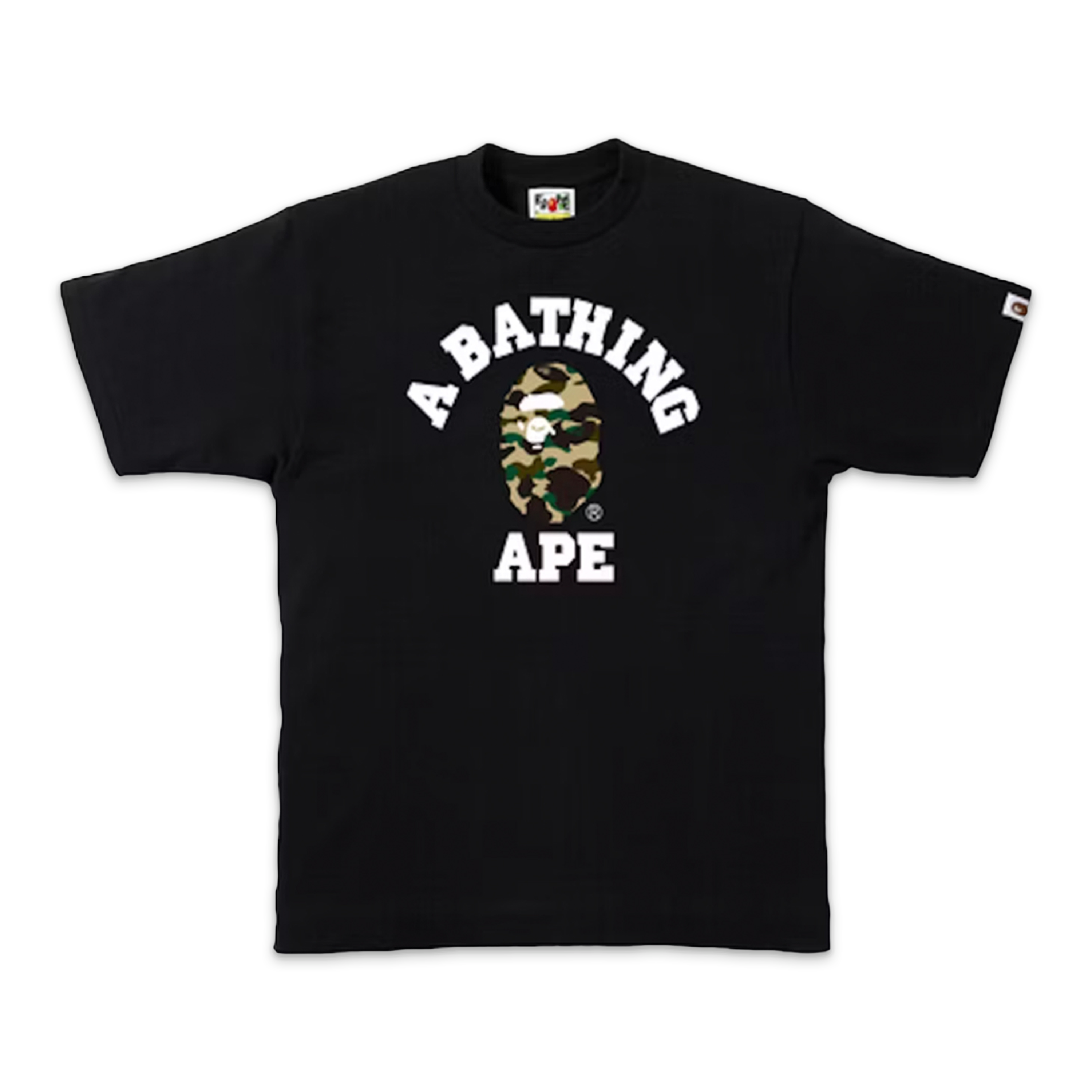 A Bathing Ape (BAPE), BAPE College Tee “Yellow Camo”