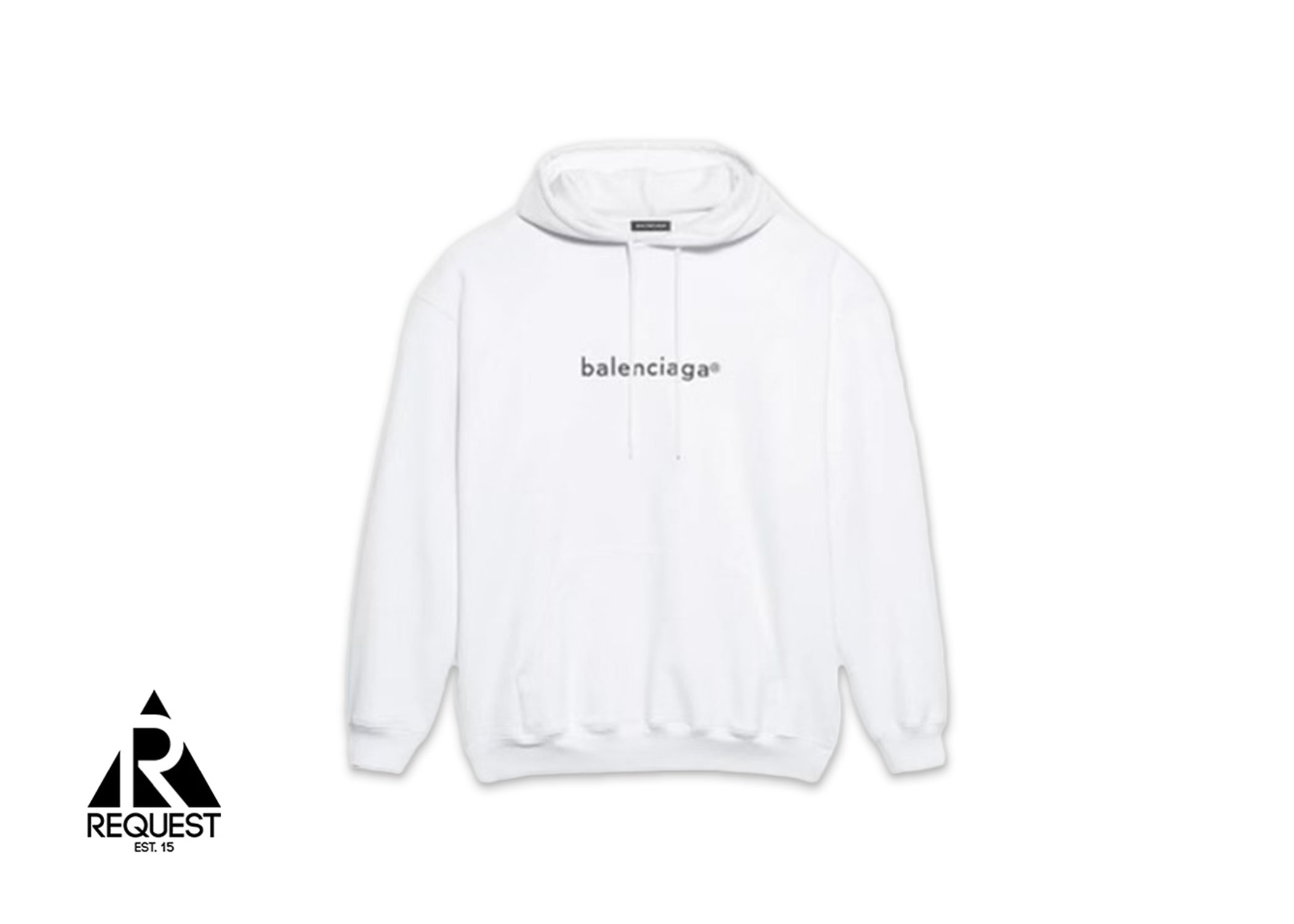 Balenciaga Copyright Hoodie "White"