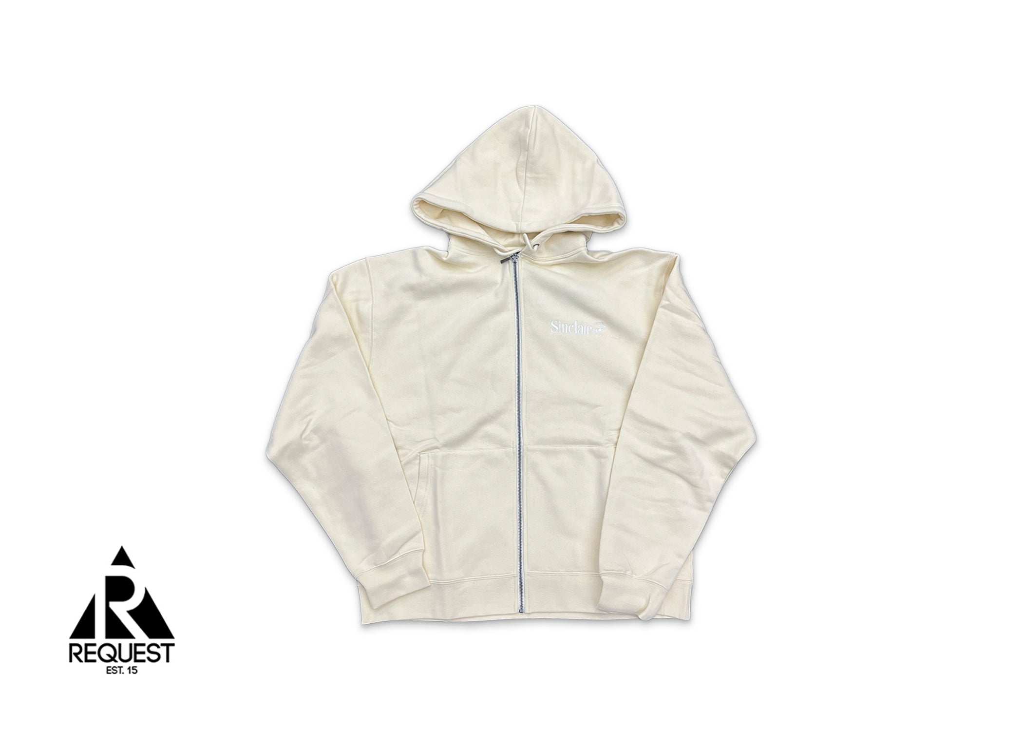 Sinclair Sagittarius Zip Up Hoodie "Cream"