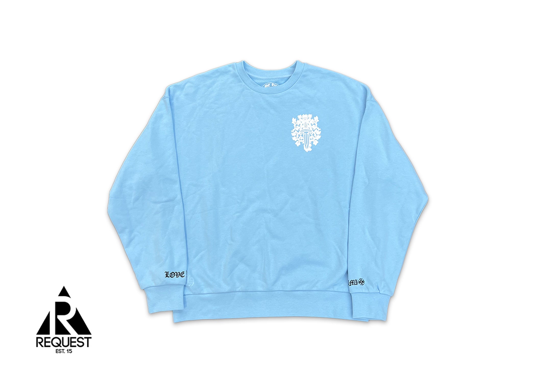 Chrome Hearts Dagger Crewneck Miami Art Basel Exclusive "Baby Blue”