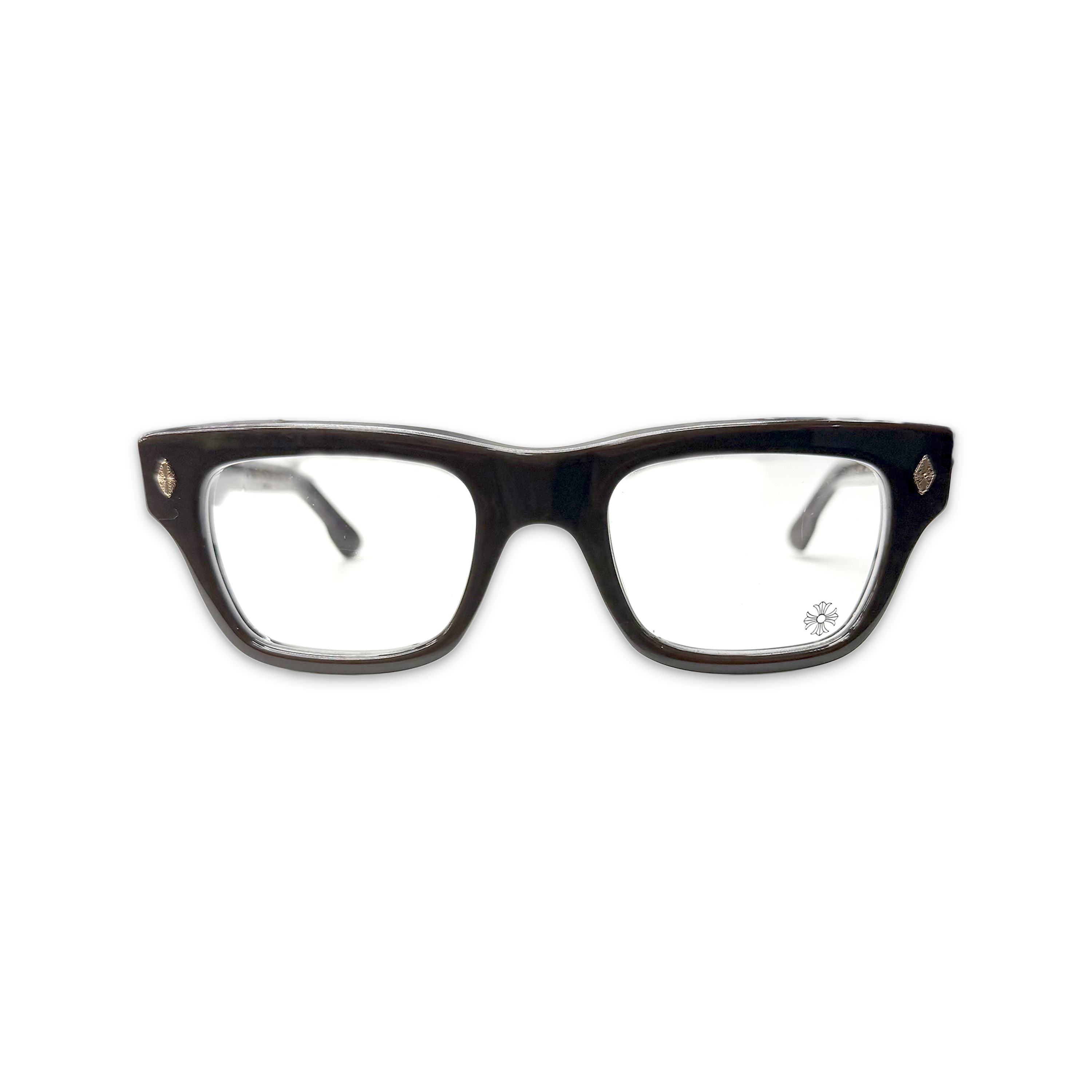 Chrome Hearts, Crypdic Glasses "Brown/Gold"