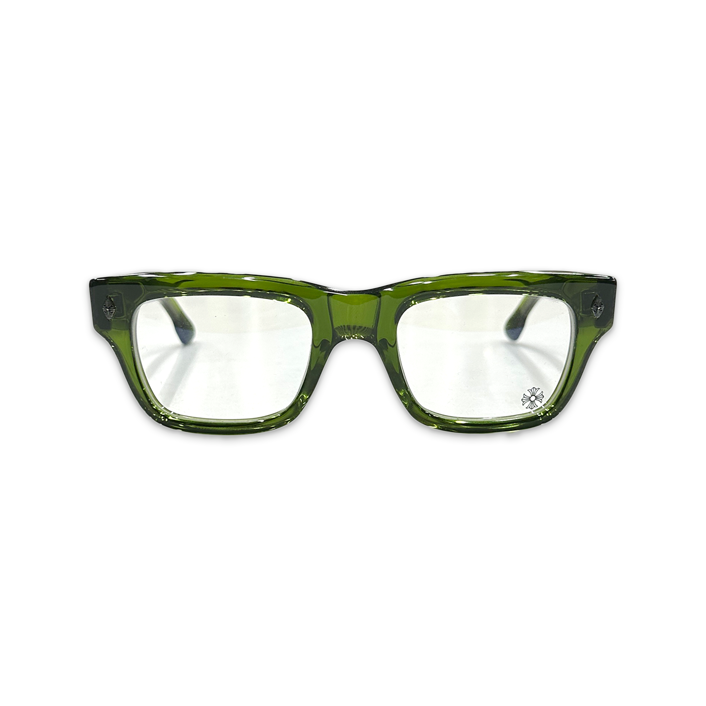 Chrome Hearts, Crypdic Glasses "Green/Silver"