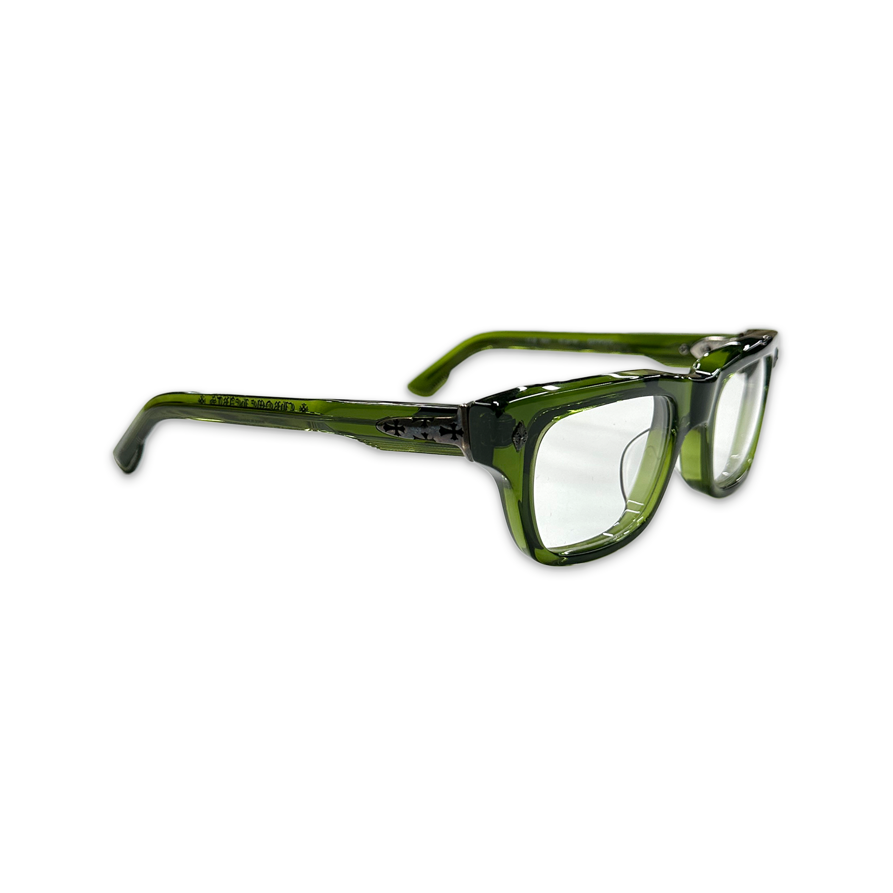 Chrome Hearts, Crypdic Glasses "Green/Silver"