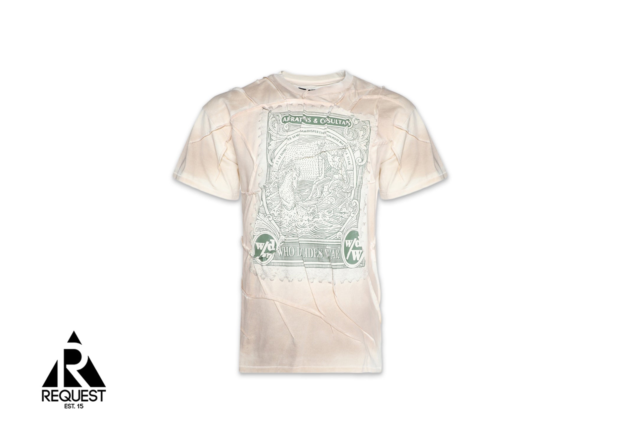 Who Decides War, Currency WDW Short Sleeve Tee "Cream"