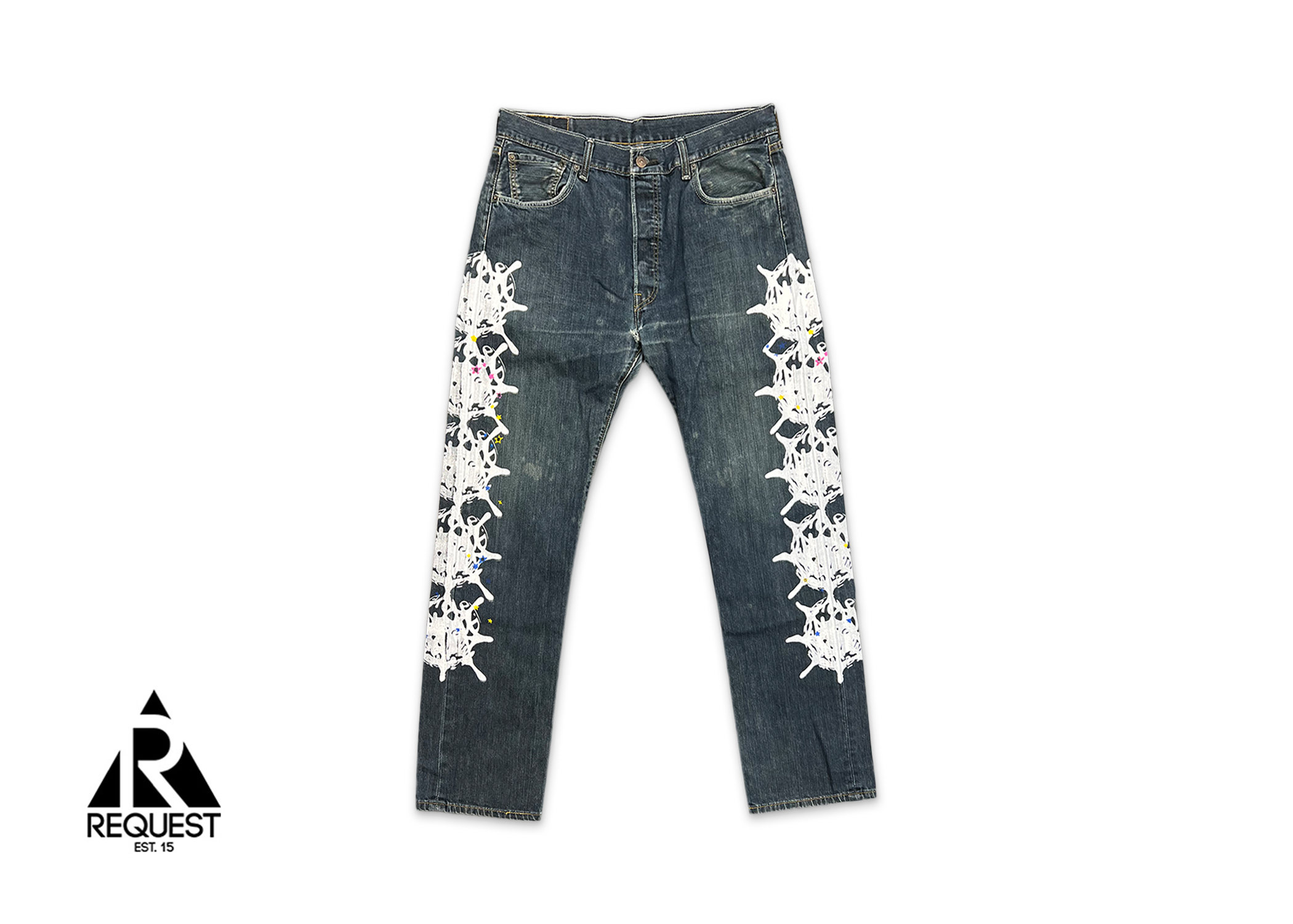 Sp5der Worldwide x Levi Web Denim "Vintage"