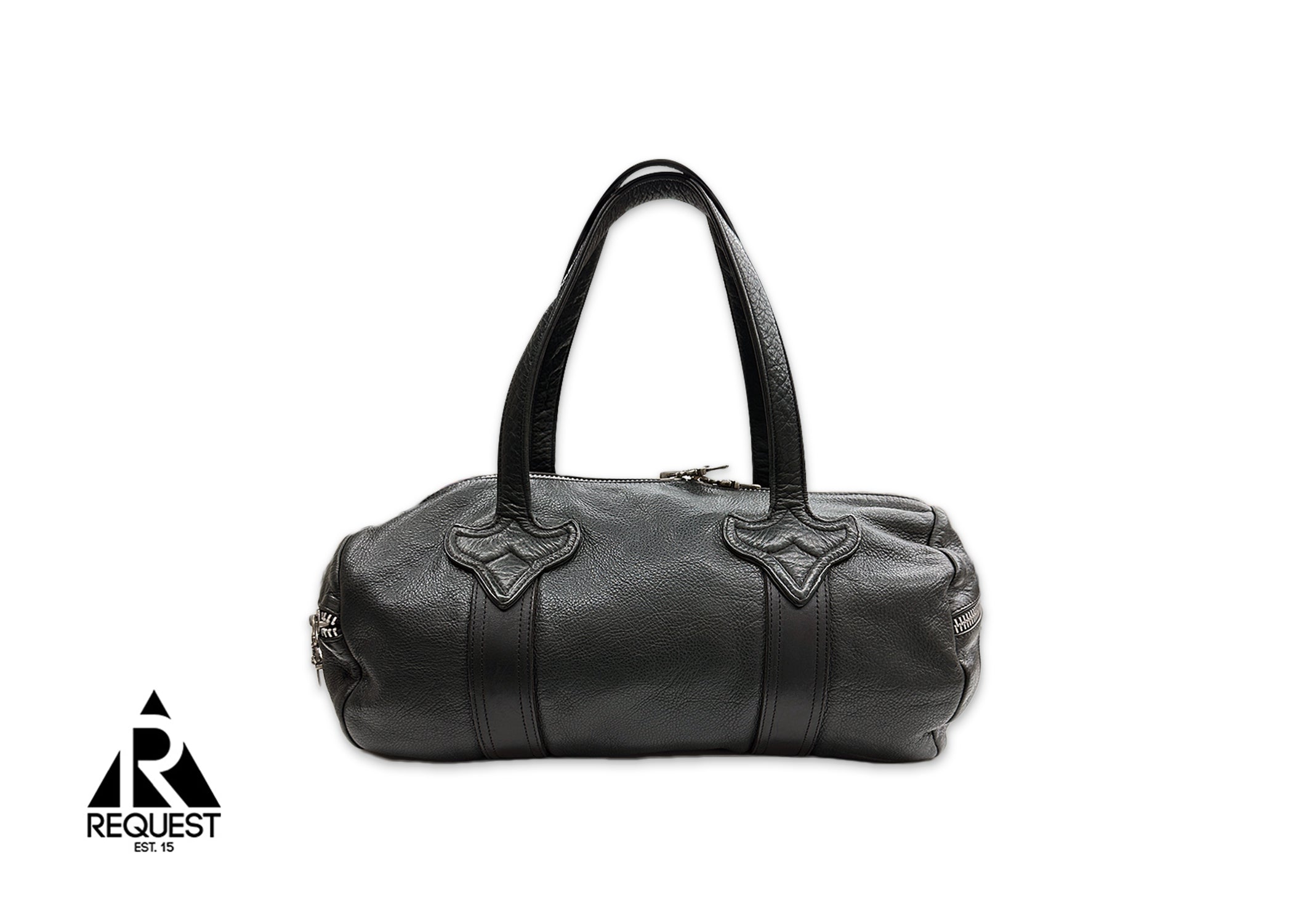 Chrome Hearts, Tiny Leather Duffle Bag "Black"