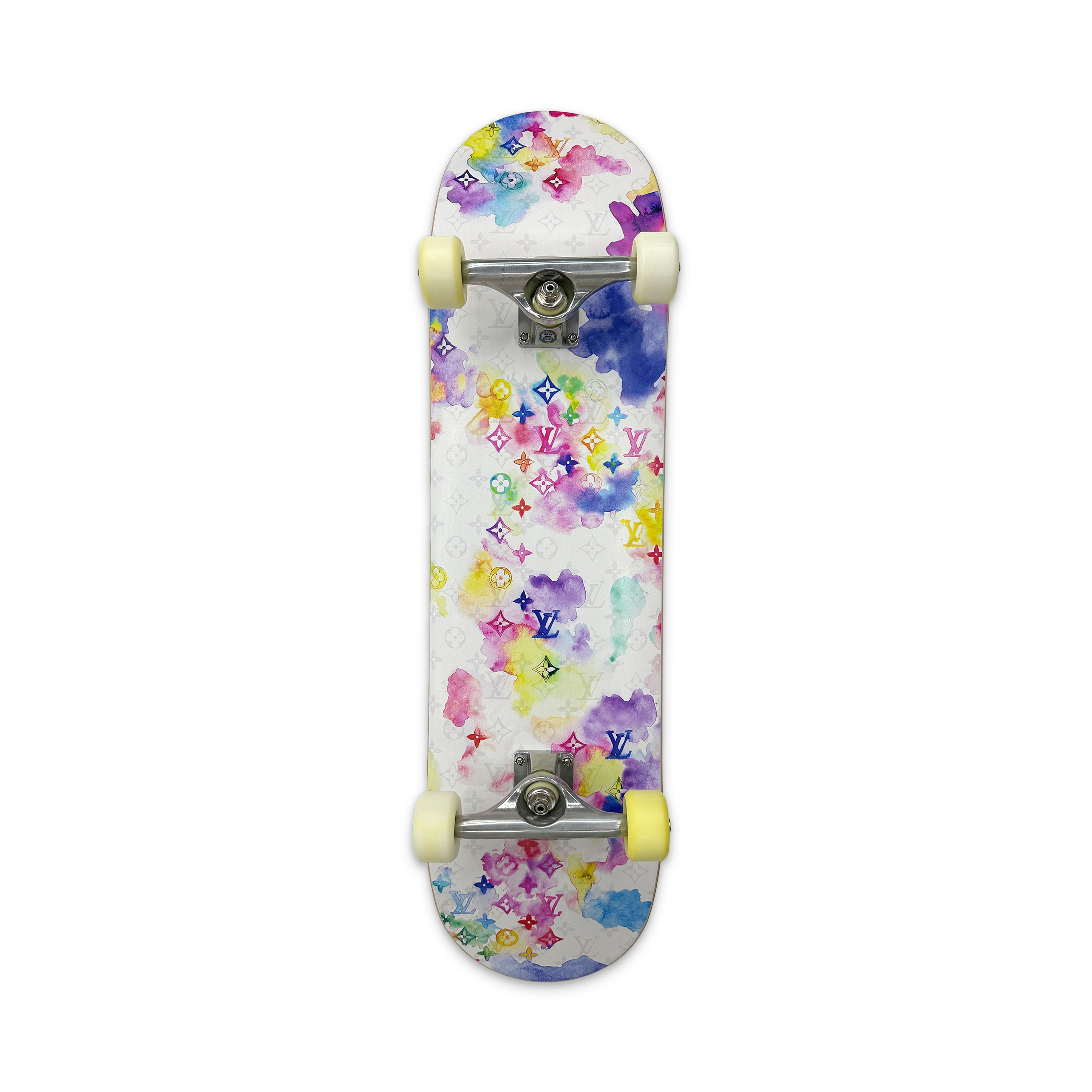 Louis Vuitton, SS21 Watercolor Monogram Skateboard